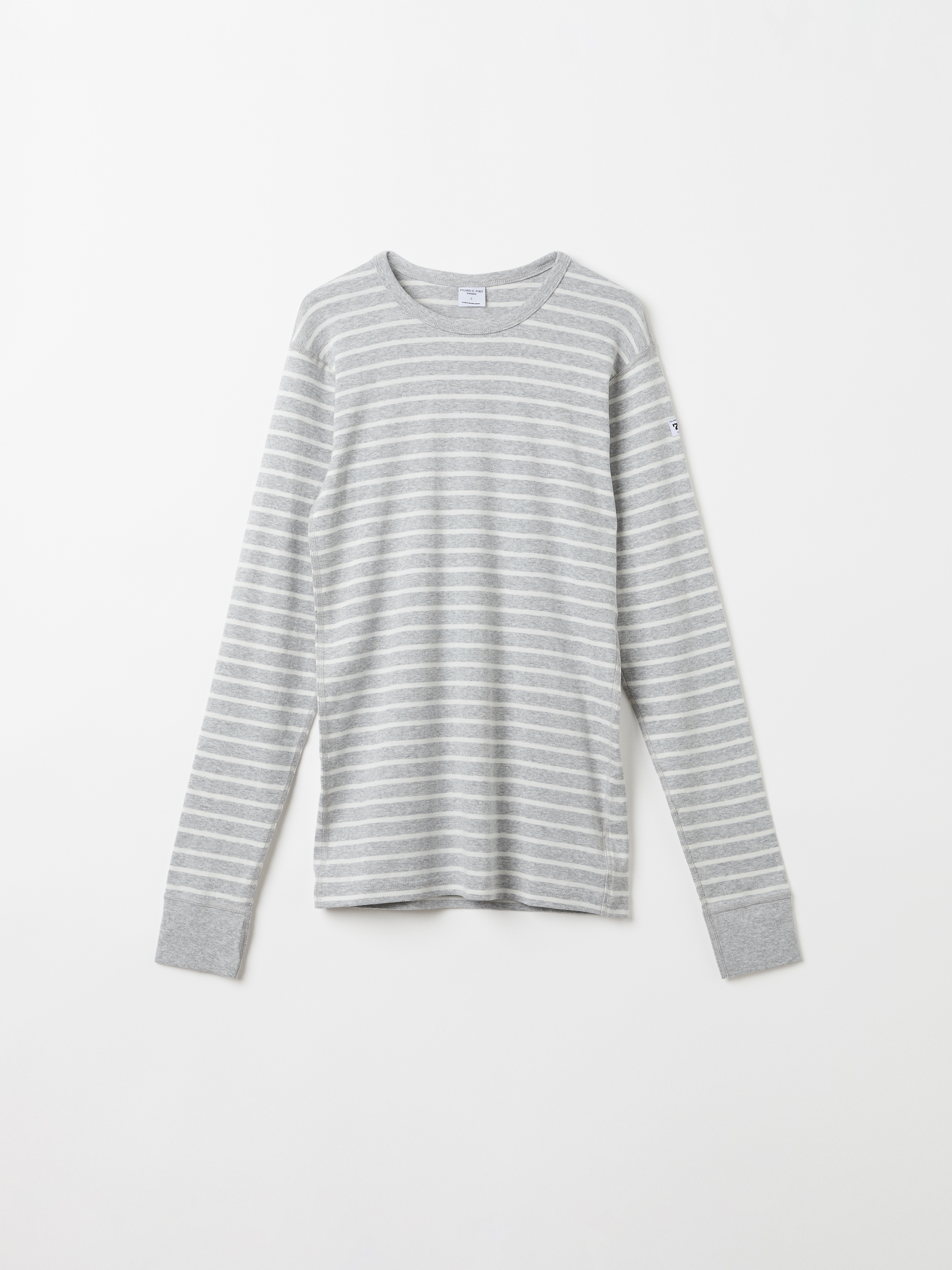 Läs mer om Långärmad vuxen t-shirt randig