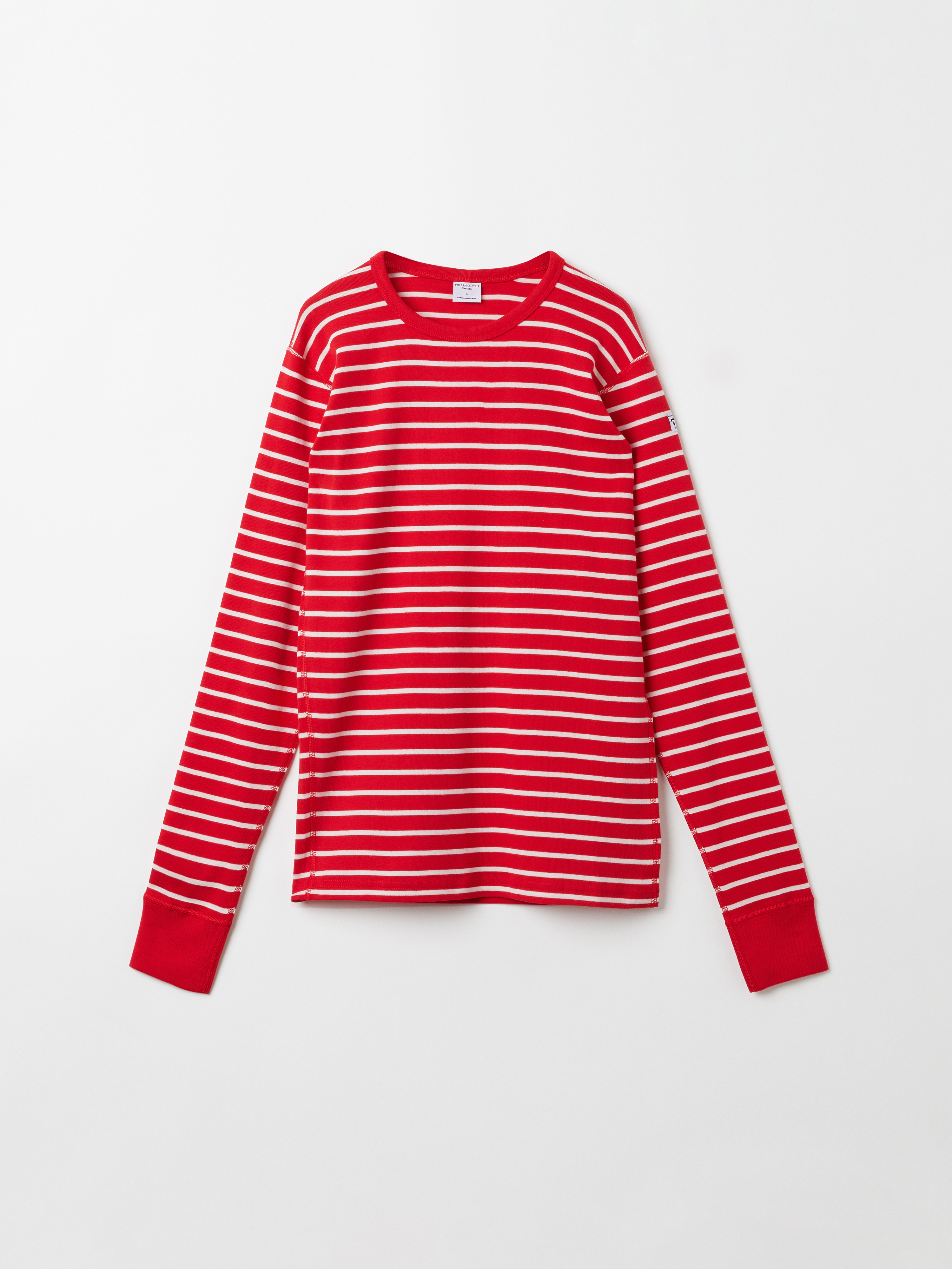 Läs mer om Långärmad vuxen t-shirt randig