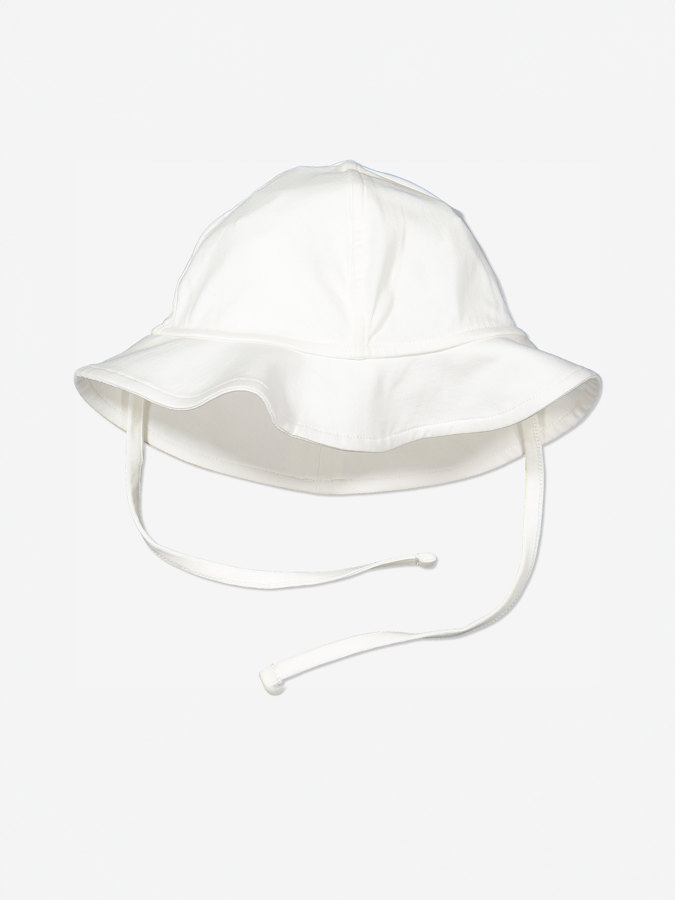 Solhatt med knytband baby