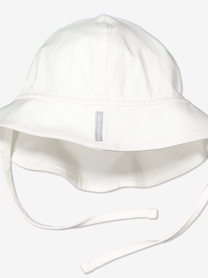 Solhatt med knytband baby