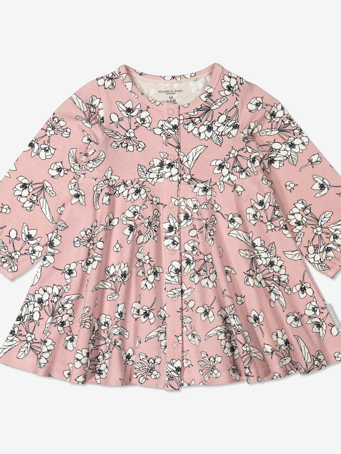 Klänning med blomtryck baby