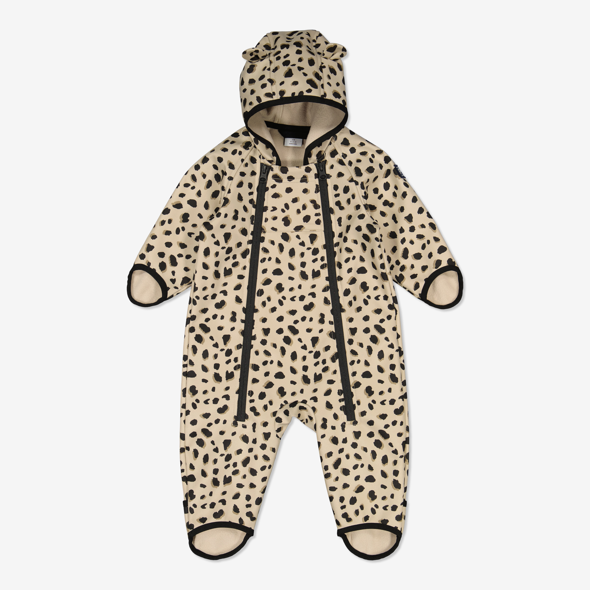 Softshelloverall vattenavvisande baby beige