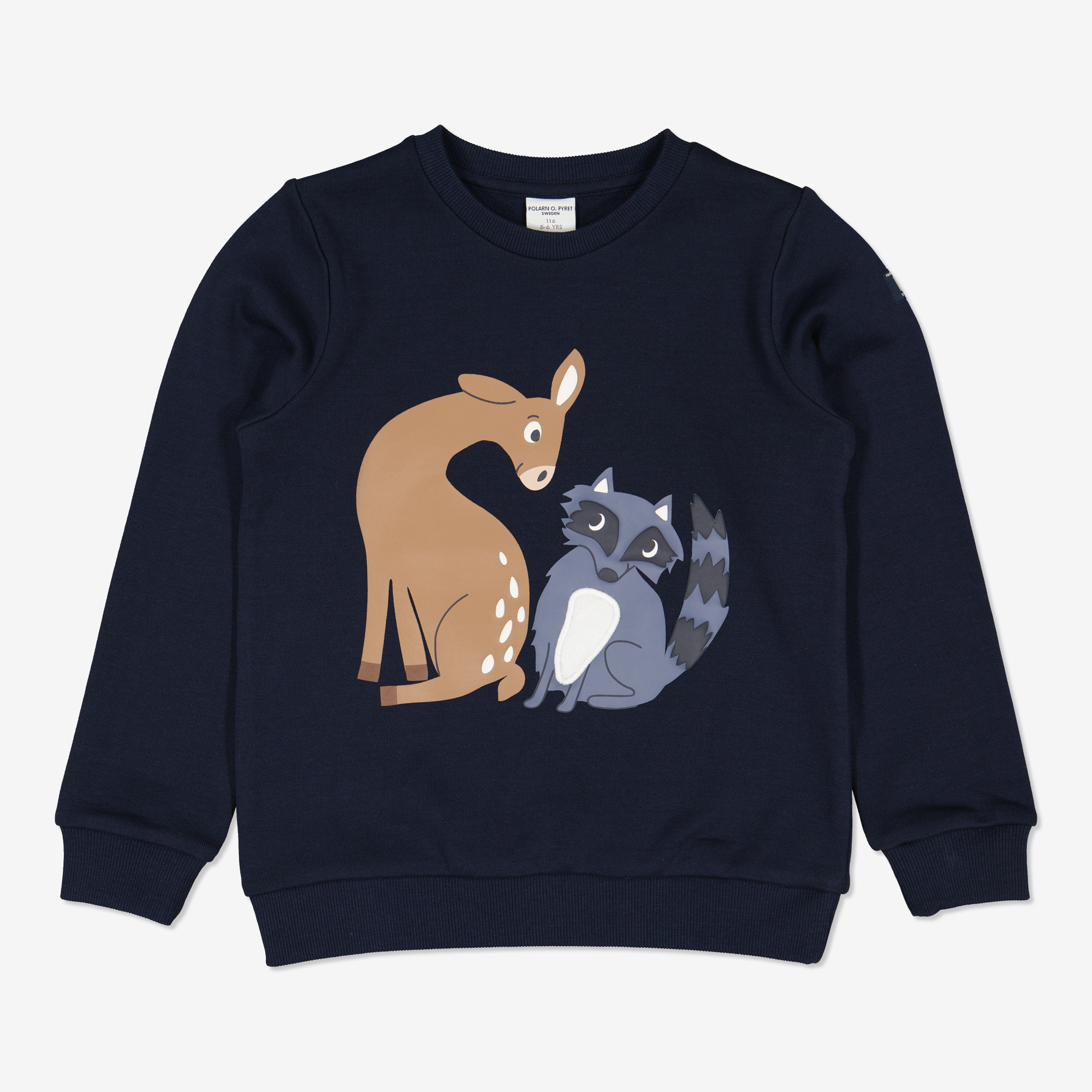 Polarn O. Pyret Sweatshirt med nordiska djur