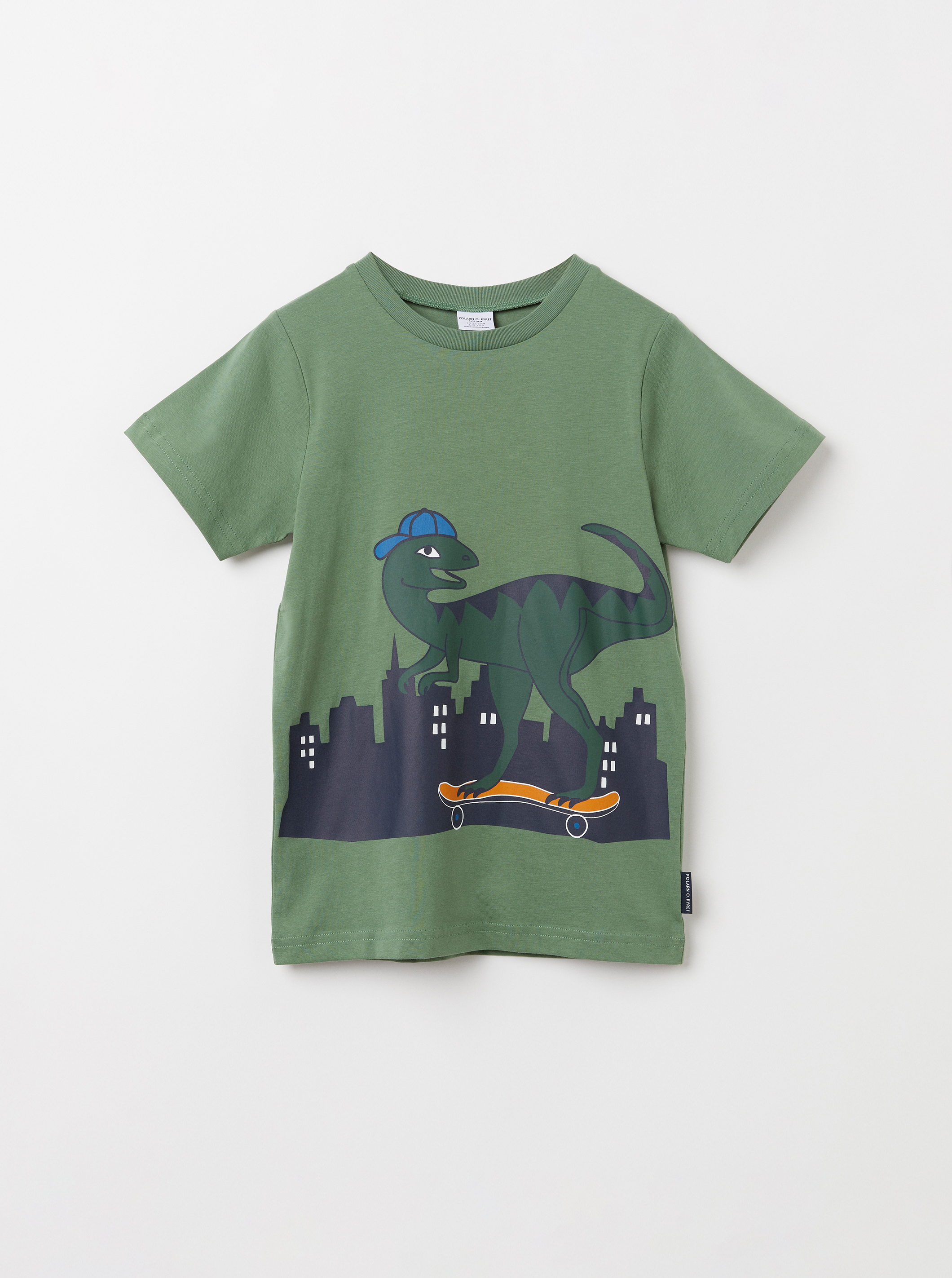Polarn O. Pyret T-shirt med tryck grön