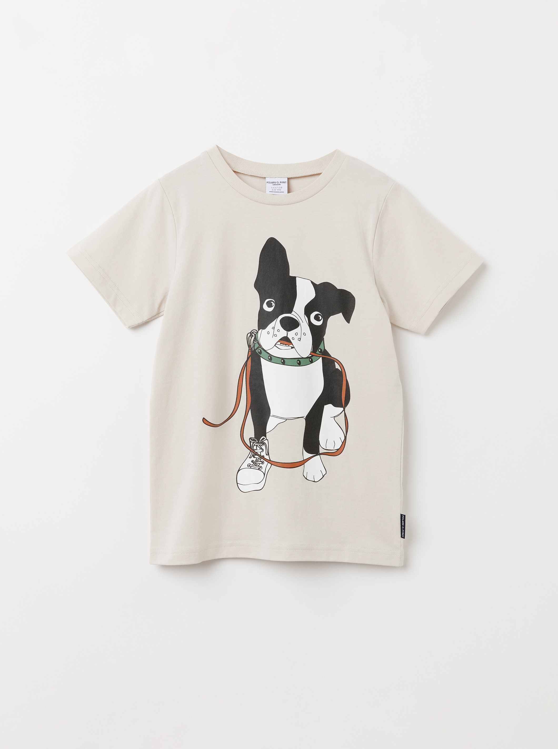 Polarn O. Pyret T-shirt med tryck grå