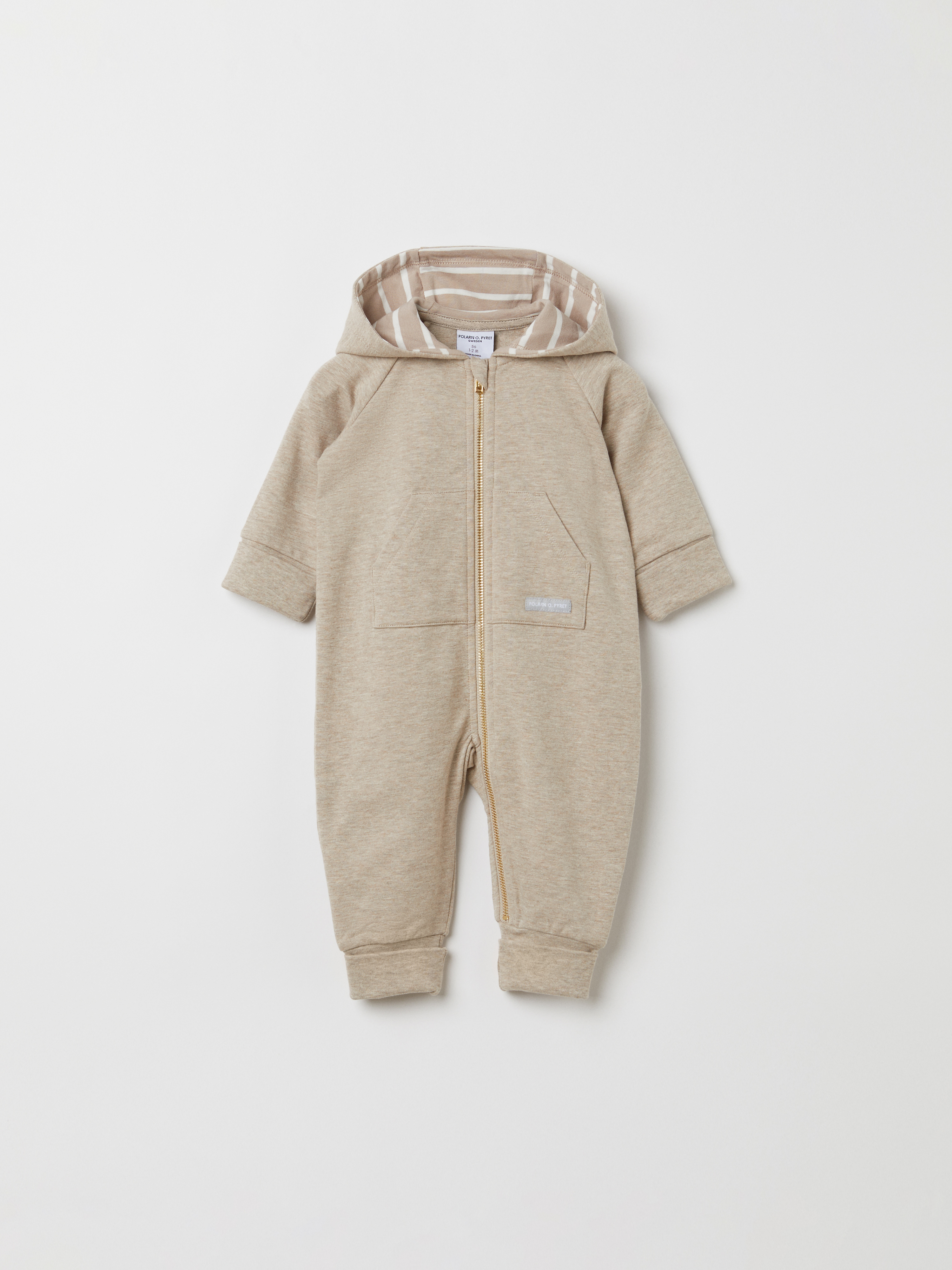 Polarn O. Pyret Overall baby beige