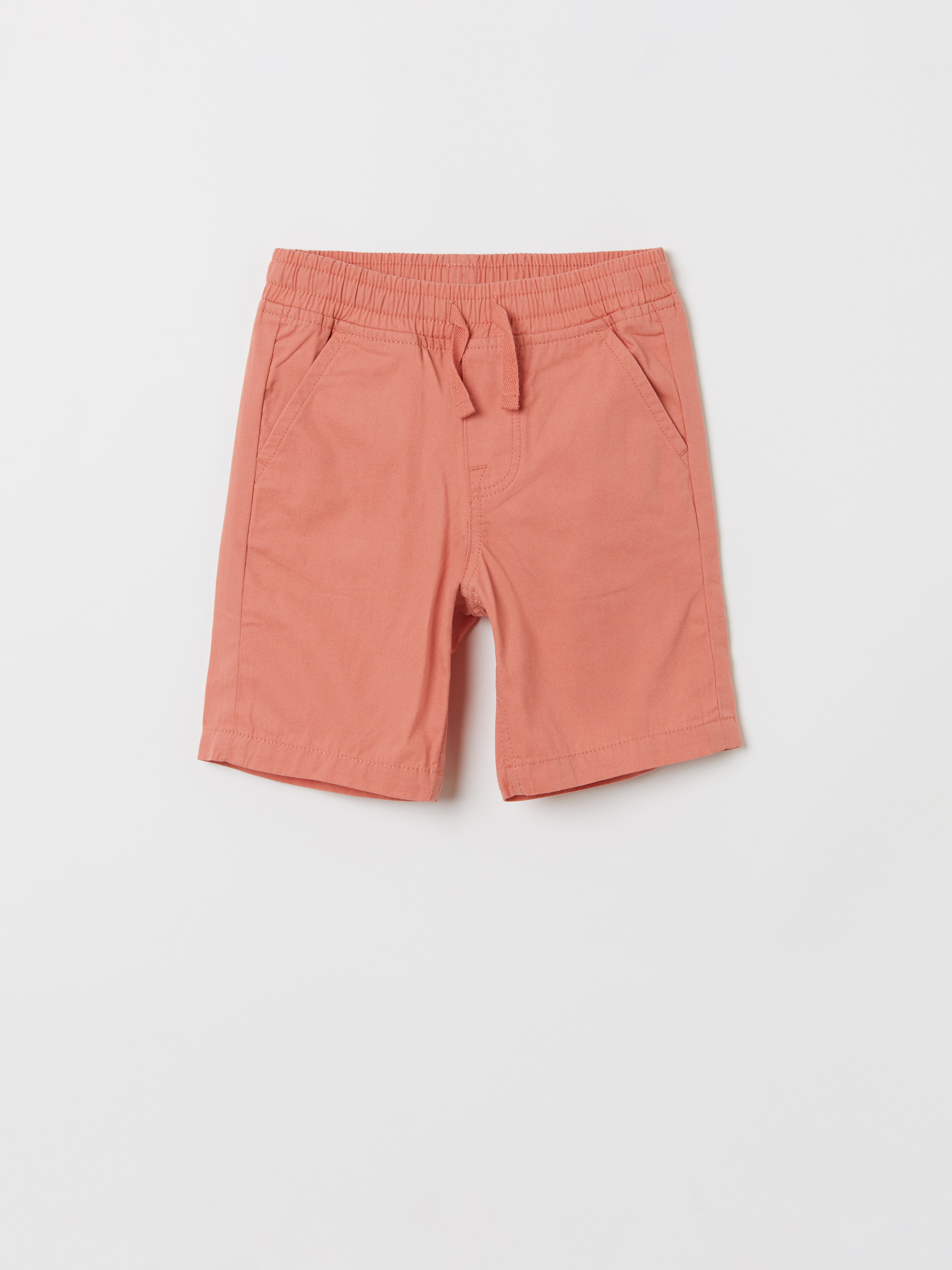 Läs mer om Vävda shorts terrakotta
