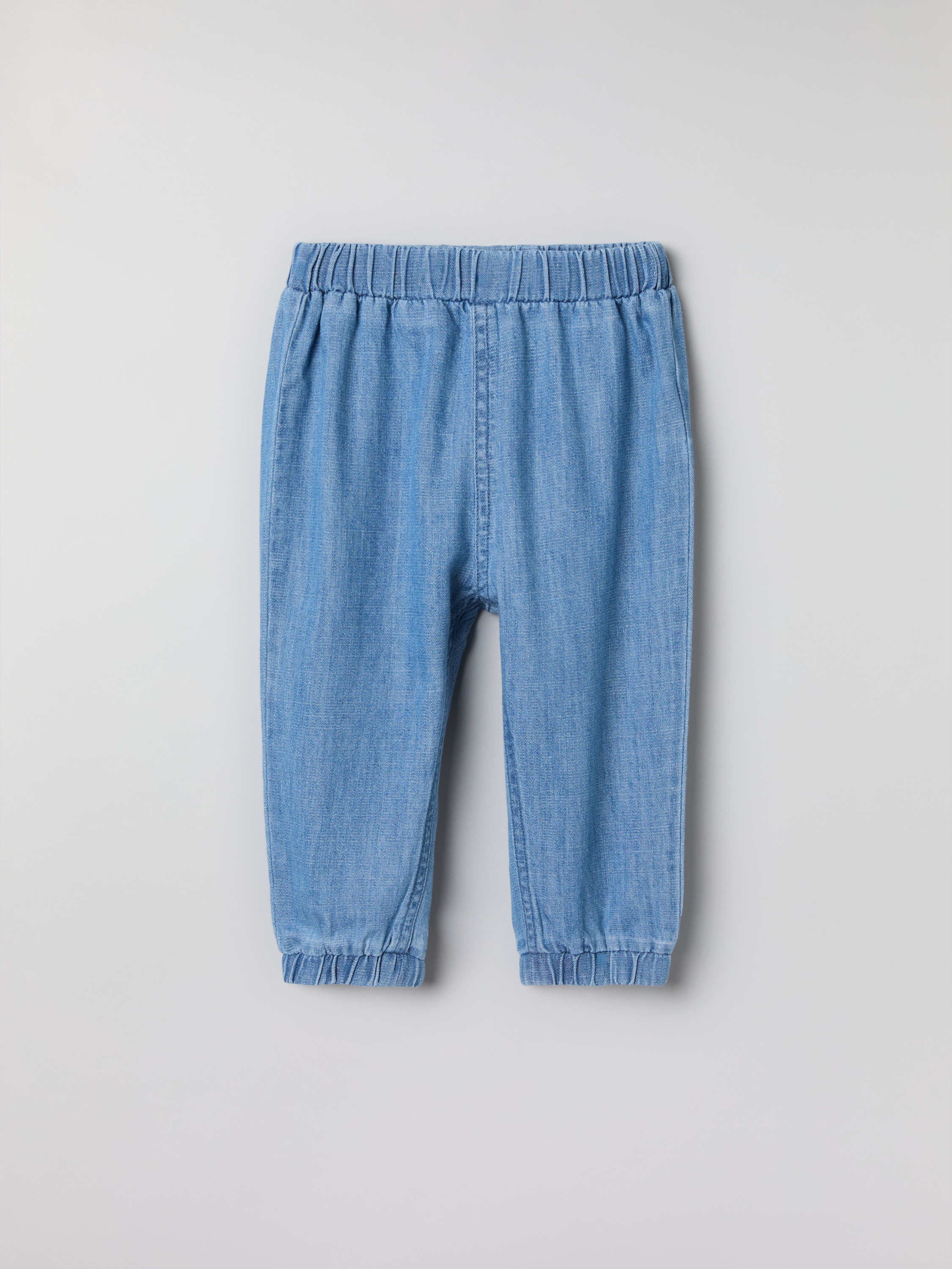 Denimbyxa dra på | barnklader - klader - underdelar - jeans | BabyMode