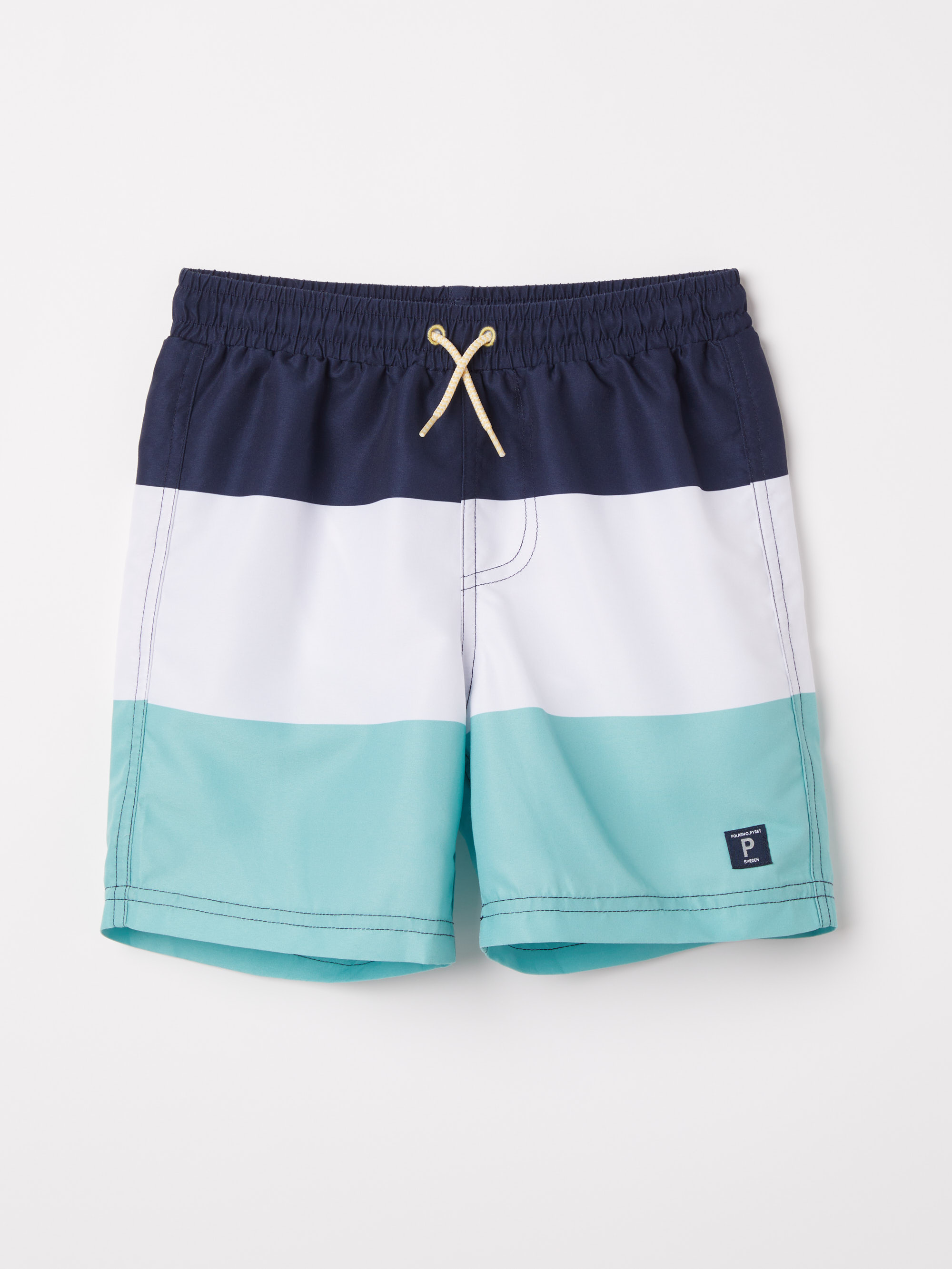Badshorts blockrandiga