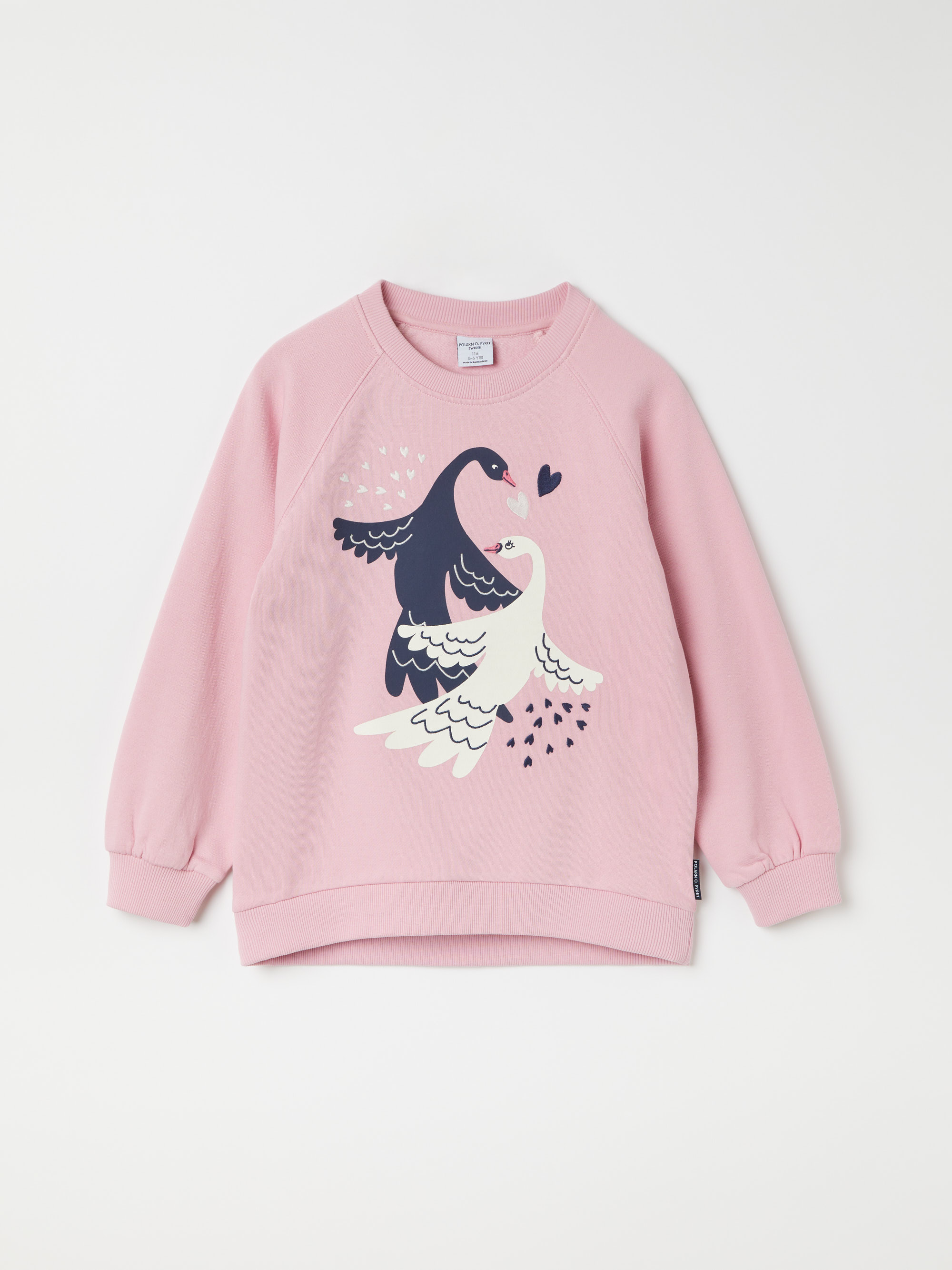 Polarn O. Pyret Sweatshirt svanar