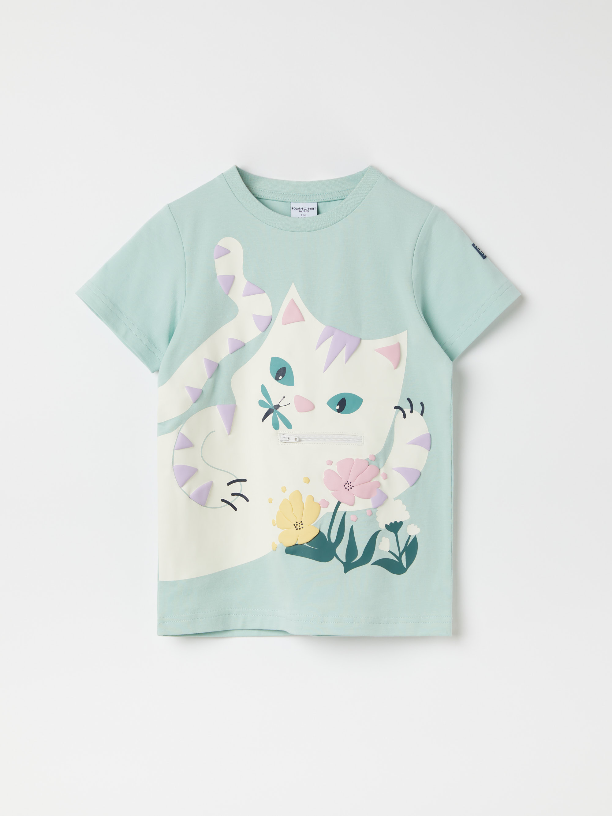 Polarn O. Pyret T-shirt katt