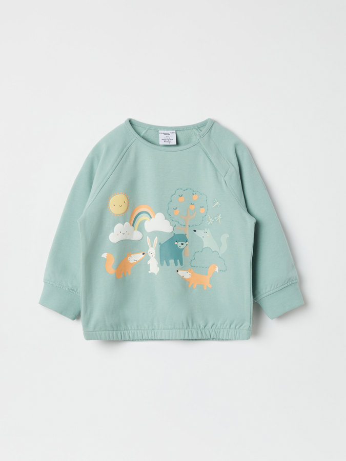 Sweatshirt skogsdjur Sweatshirt skogsdjur