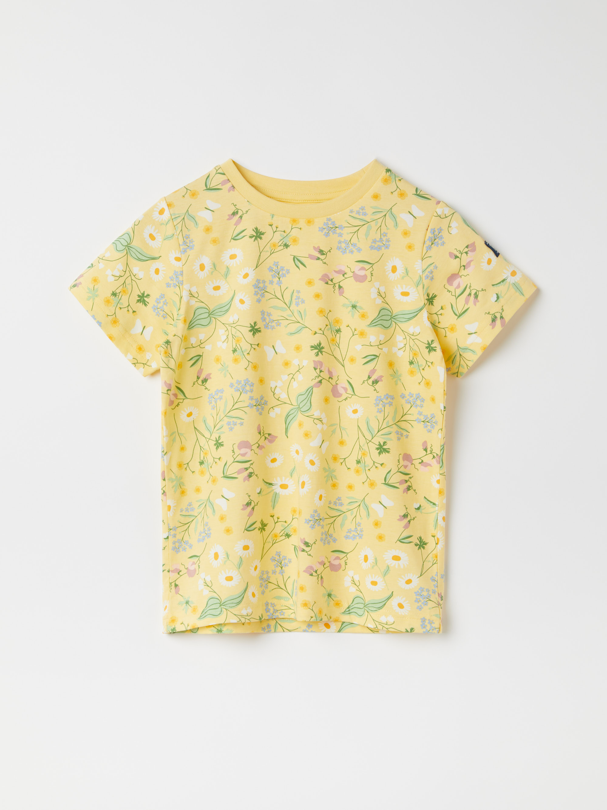 T-shirt blommig 16258