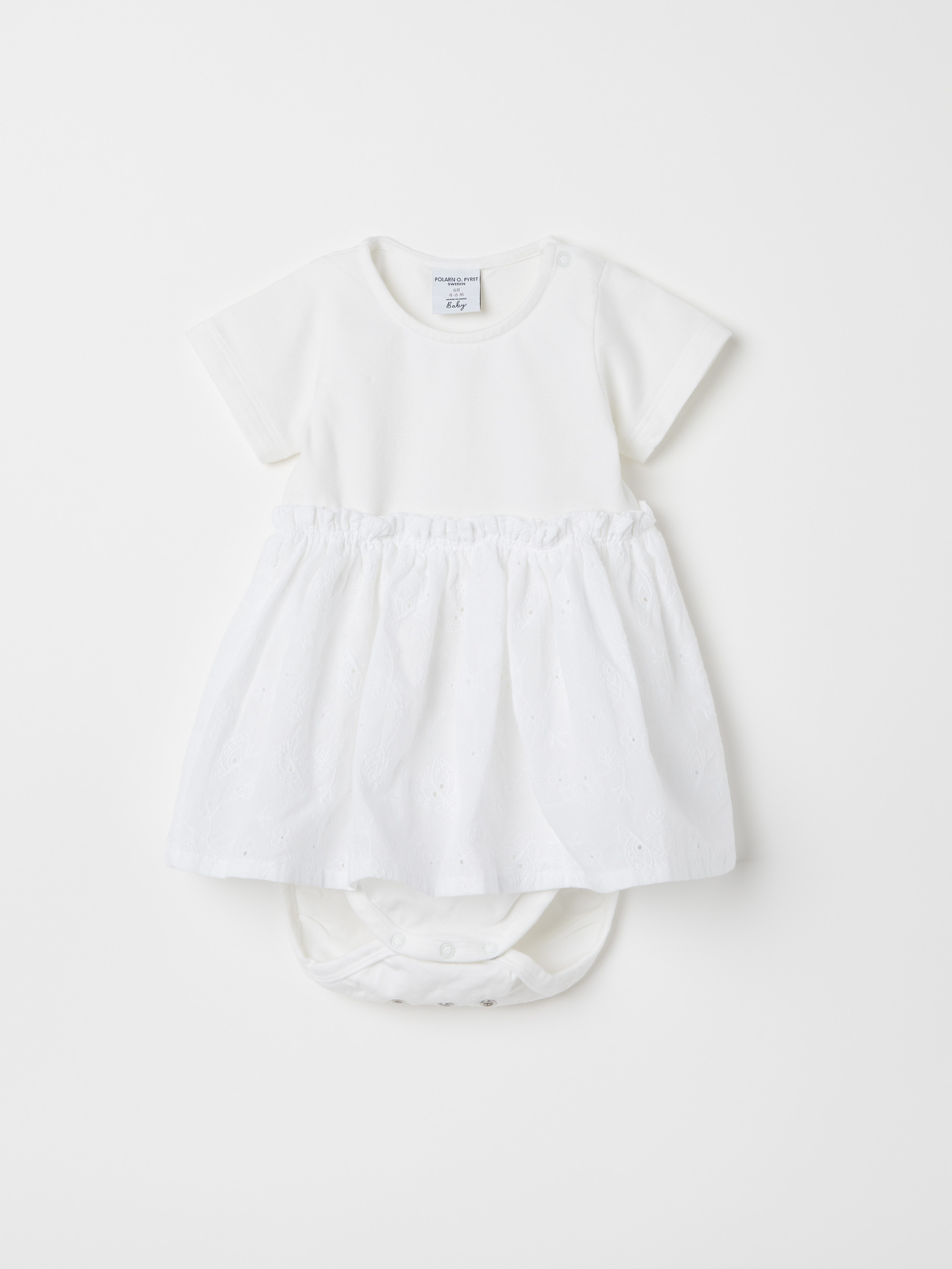 Klänningsbody blommig