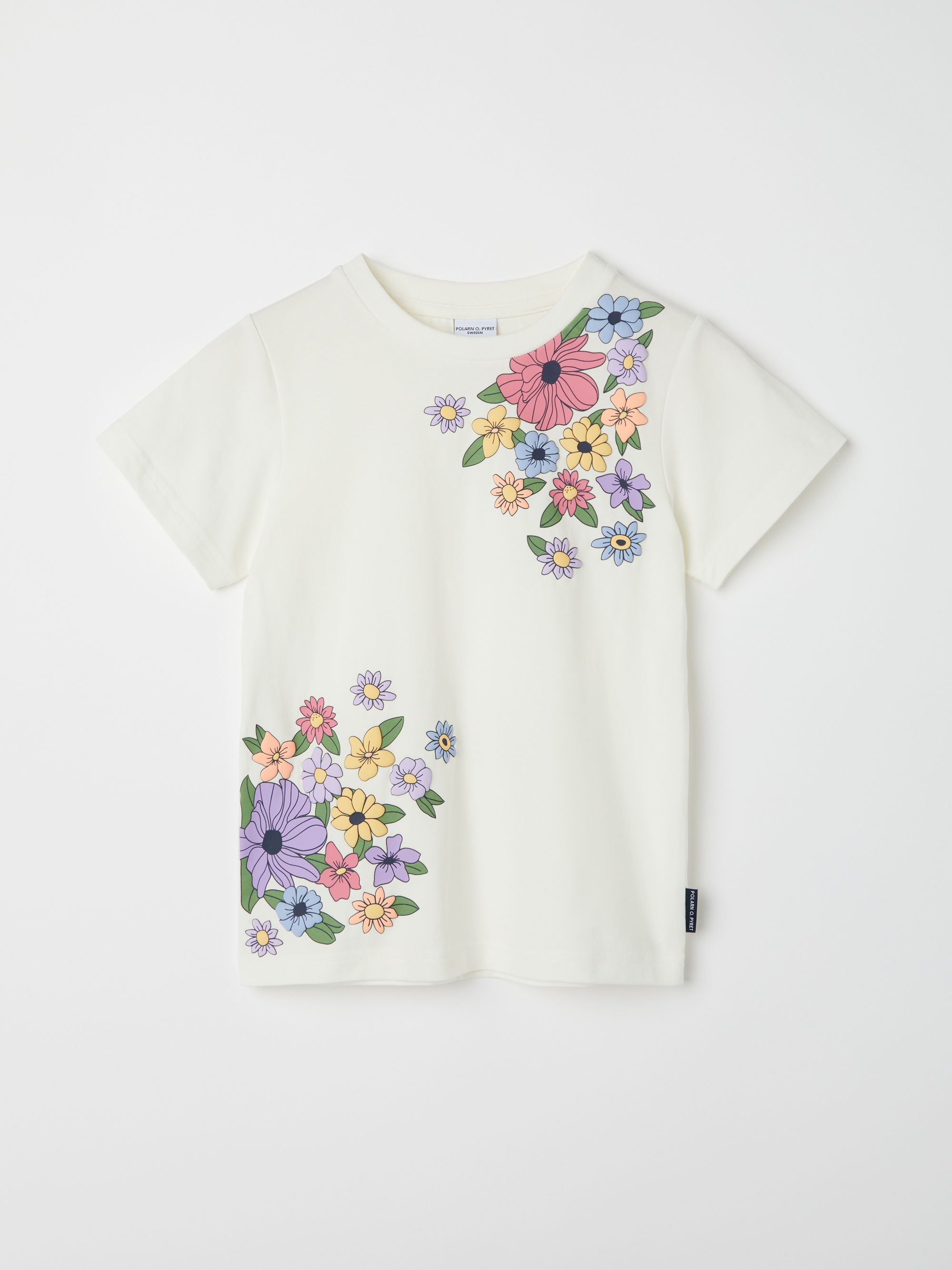 Polarn O. Pyret T-shirt blommor