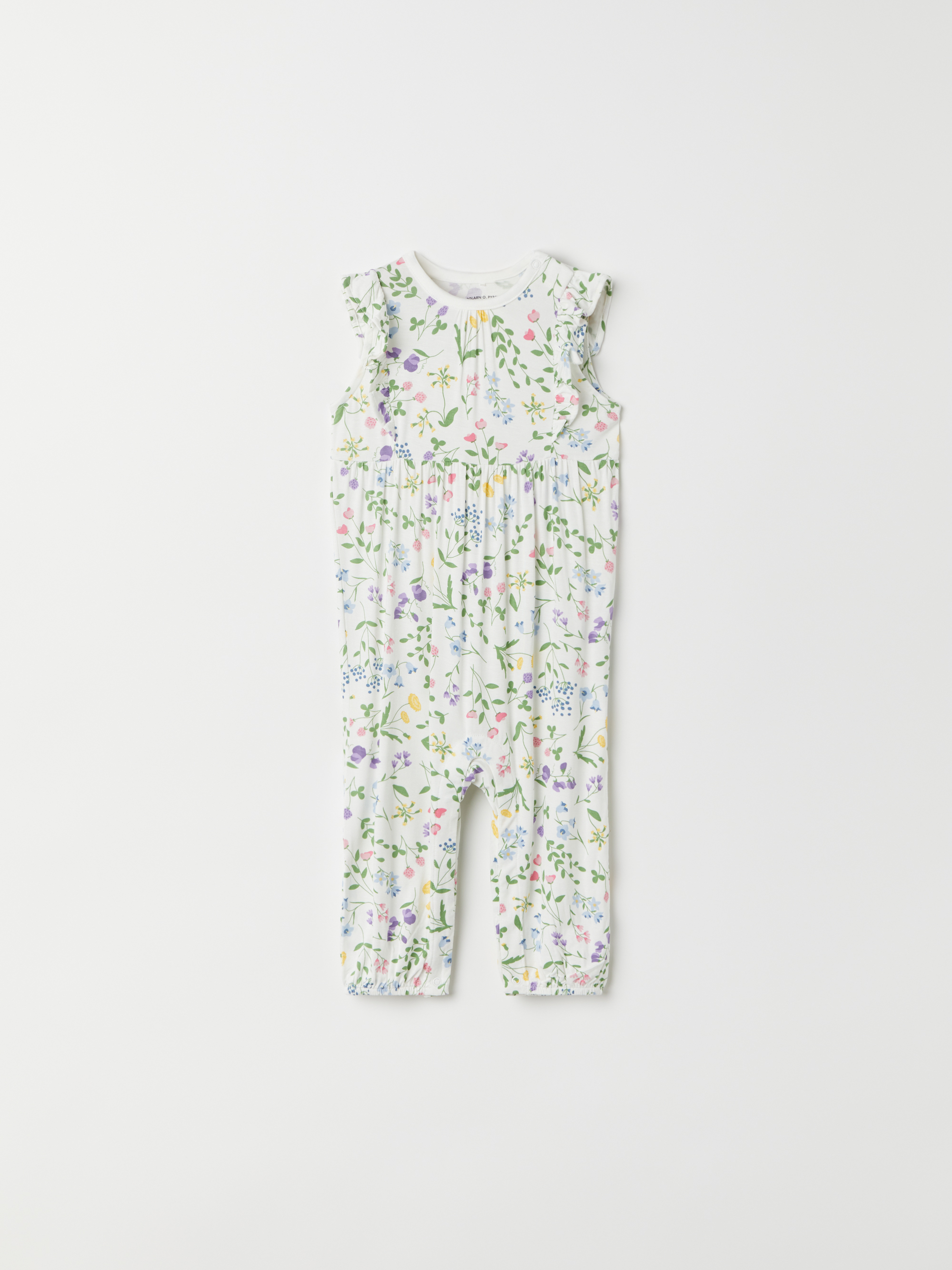 Läs mer om Kortärmad playsuit med volang