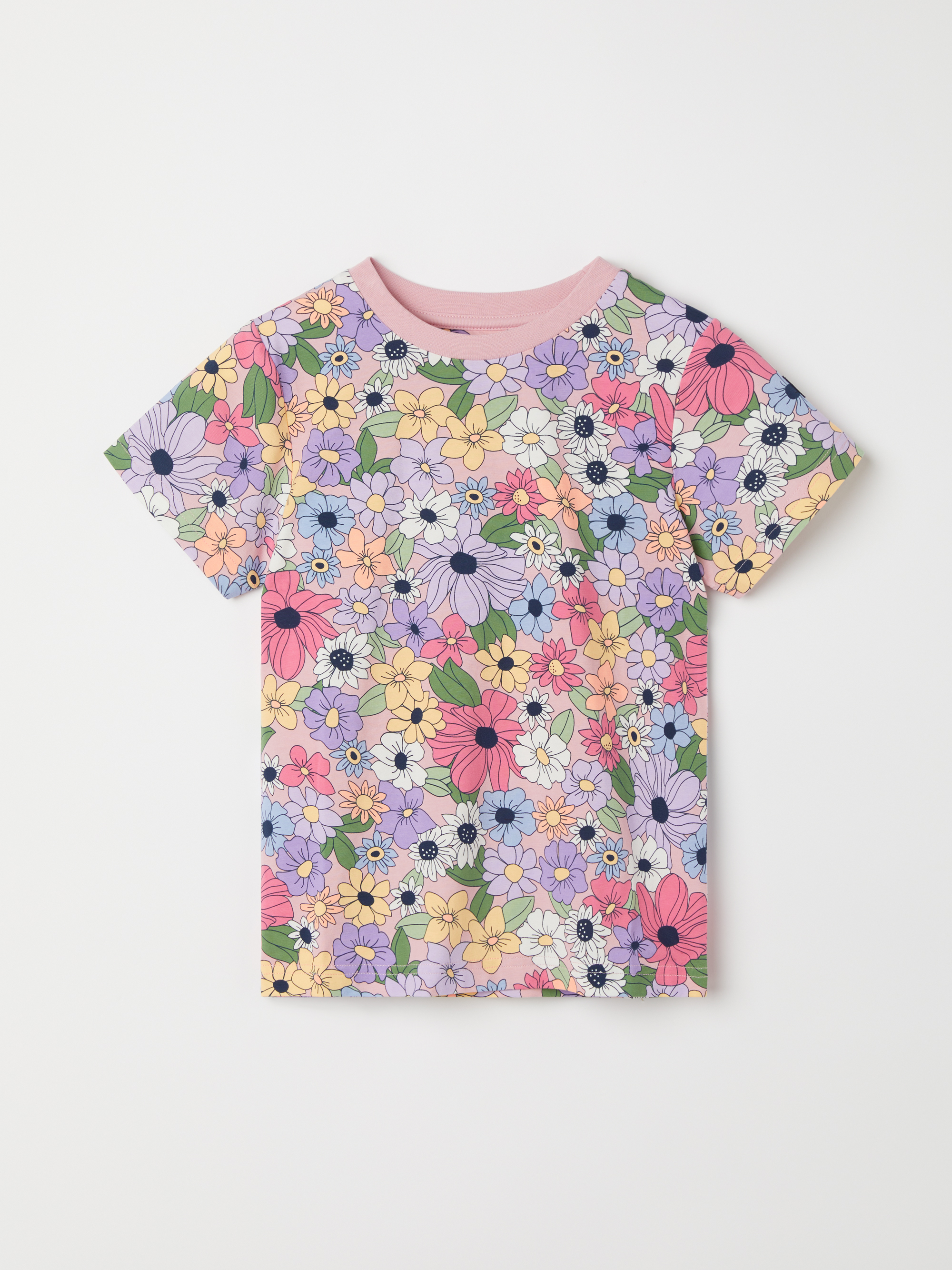 T-shirt blommor
