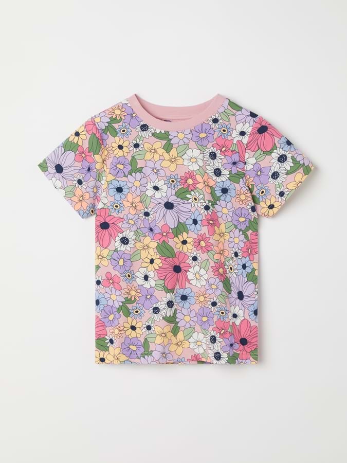 T-shirt blommor