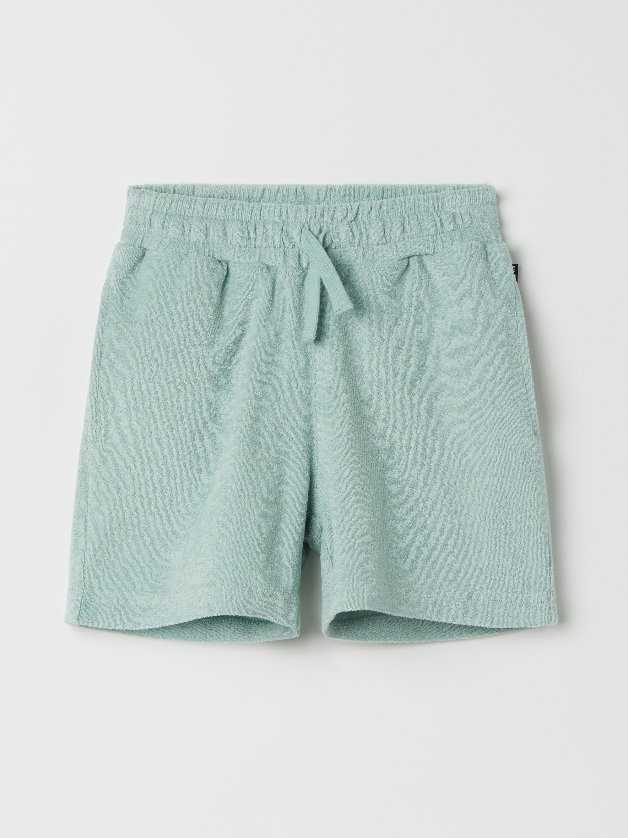 Shorts i frotté enfärgade 17006
