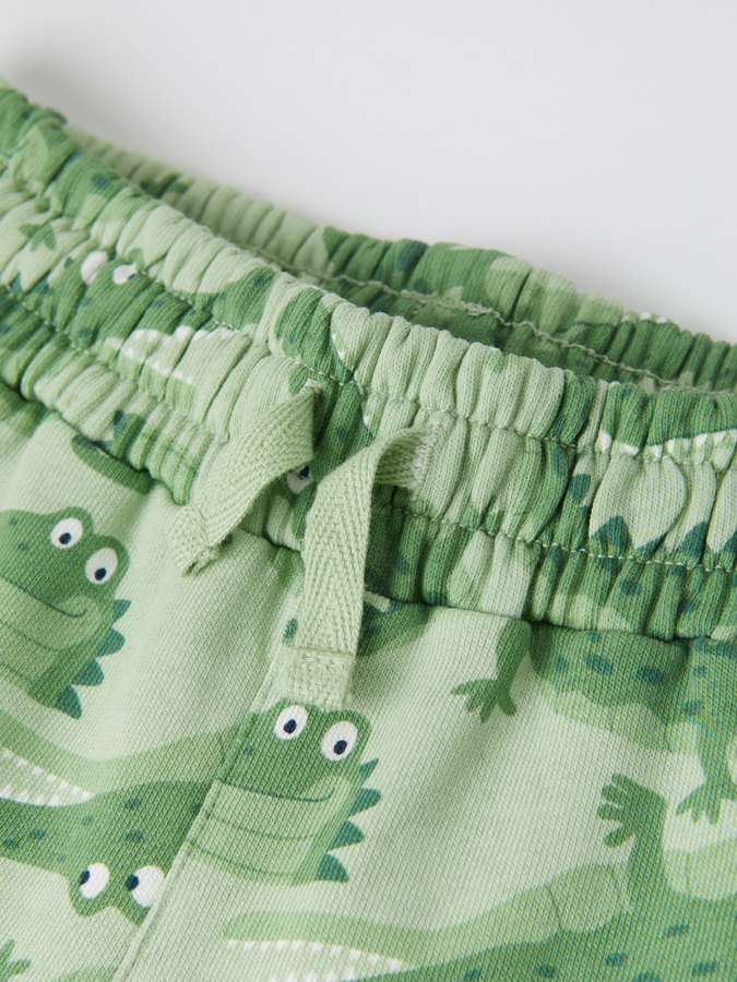 Sweatshirtshorts krokodiler