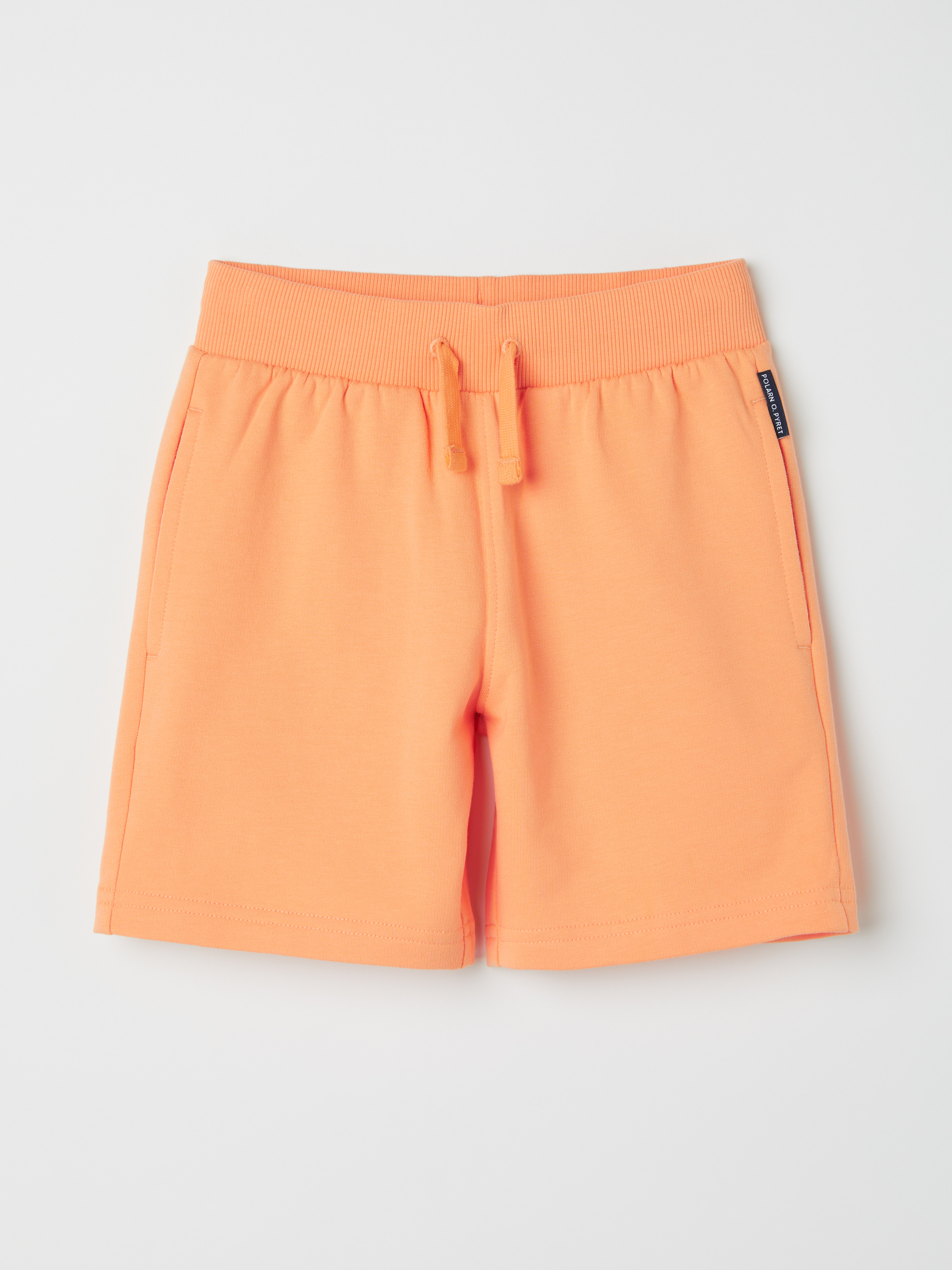 Sweatshirtshorts enfärgade