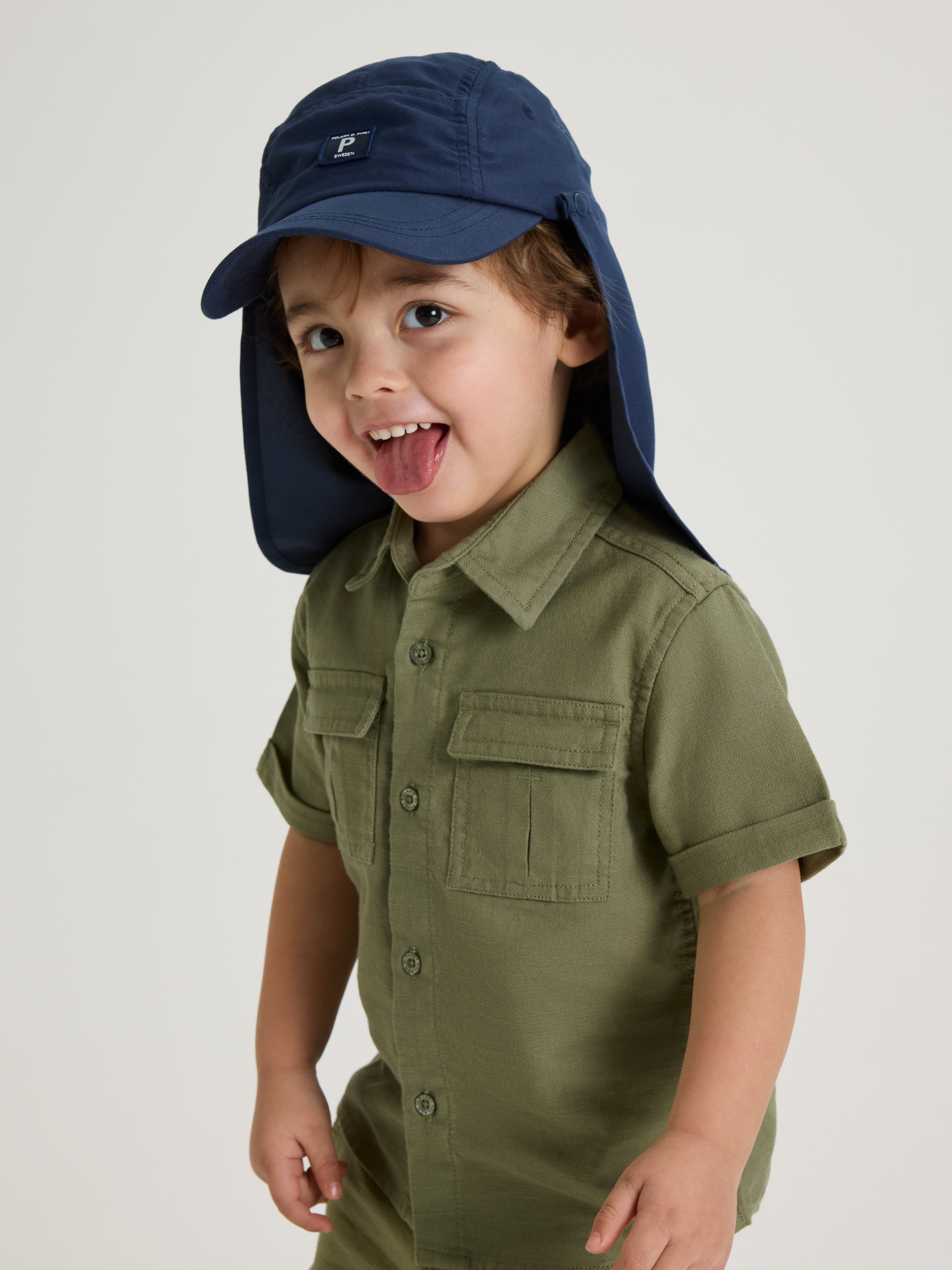 UV-keps med nackskydd | barnklader - badklader-uv-klader - solhattar | BabyMode