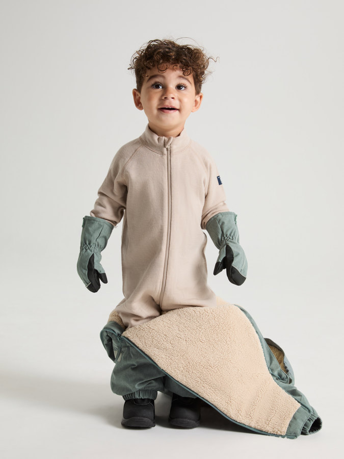 Overall ullfrotté i merino Overall ullfrotté i merino
