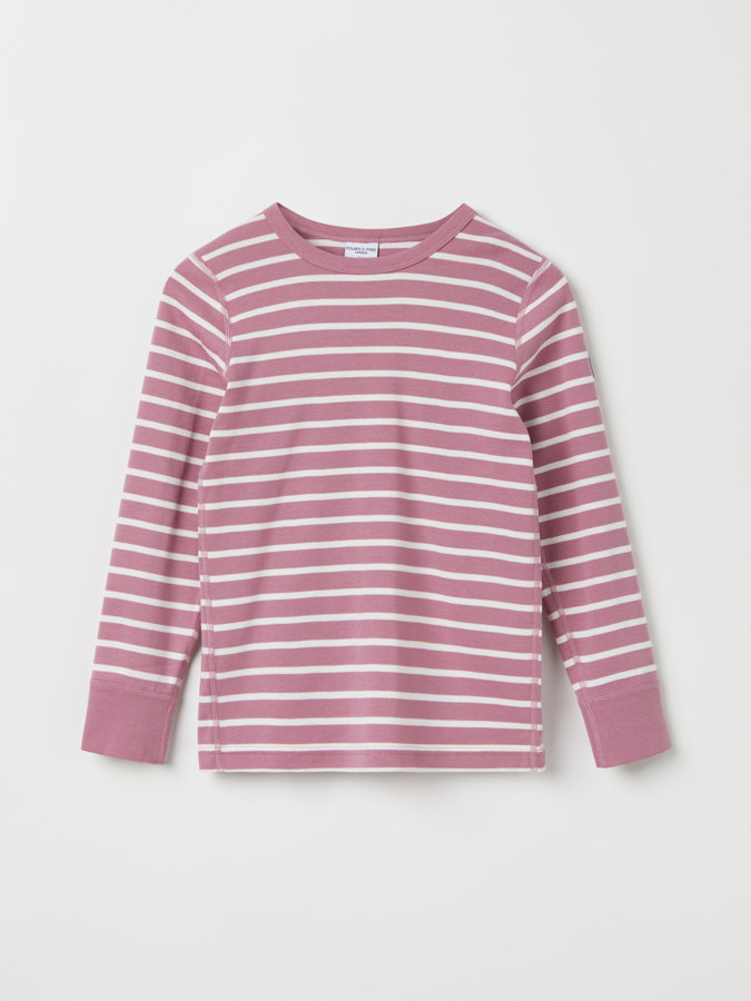 Långärmad t-shirt randig