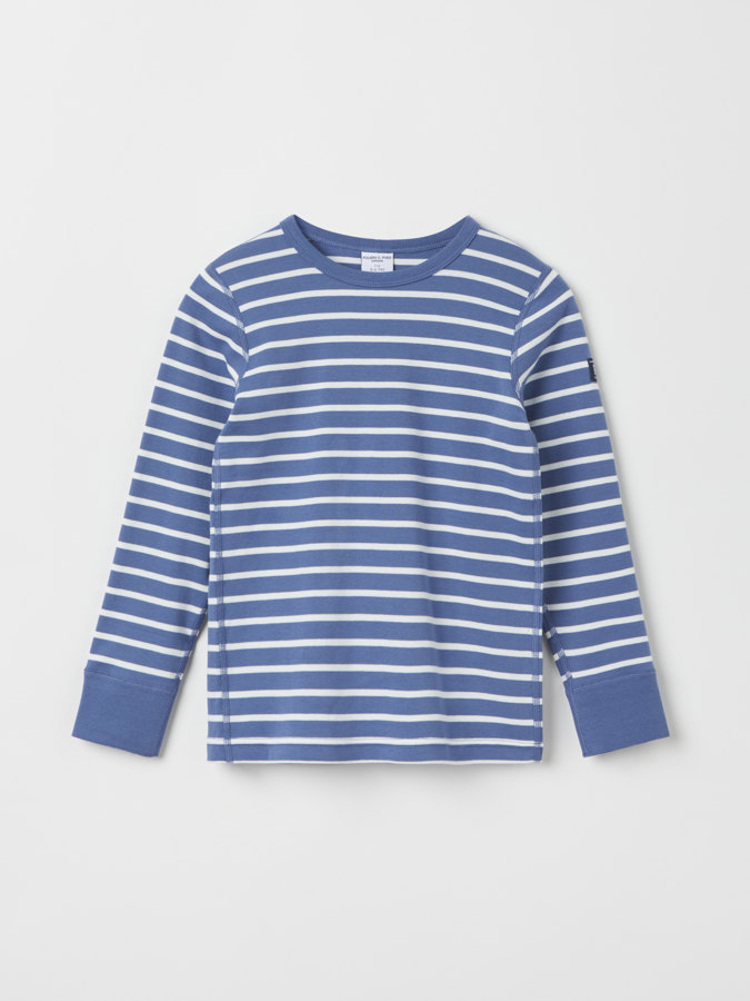 Långärmad t-shirt randig