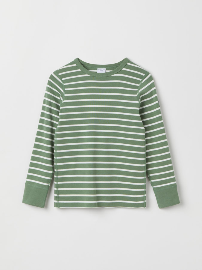 Långärmad t-shirt randig