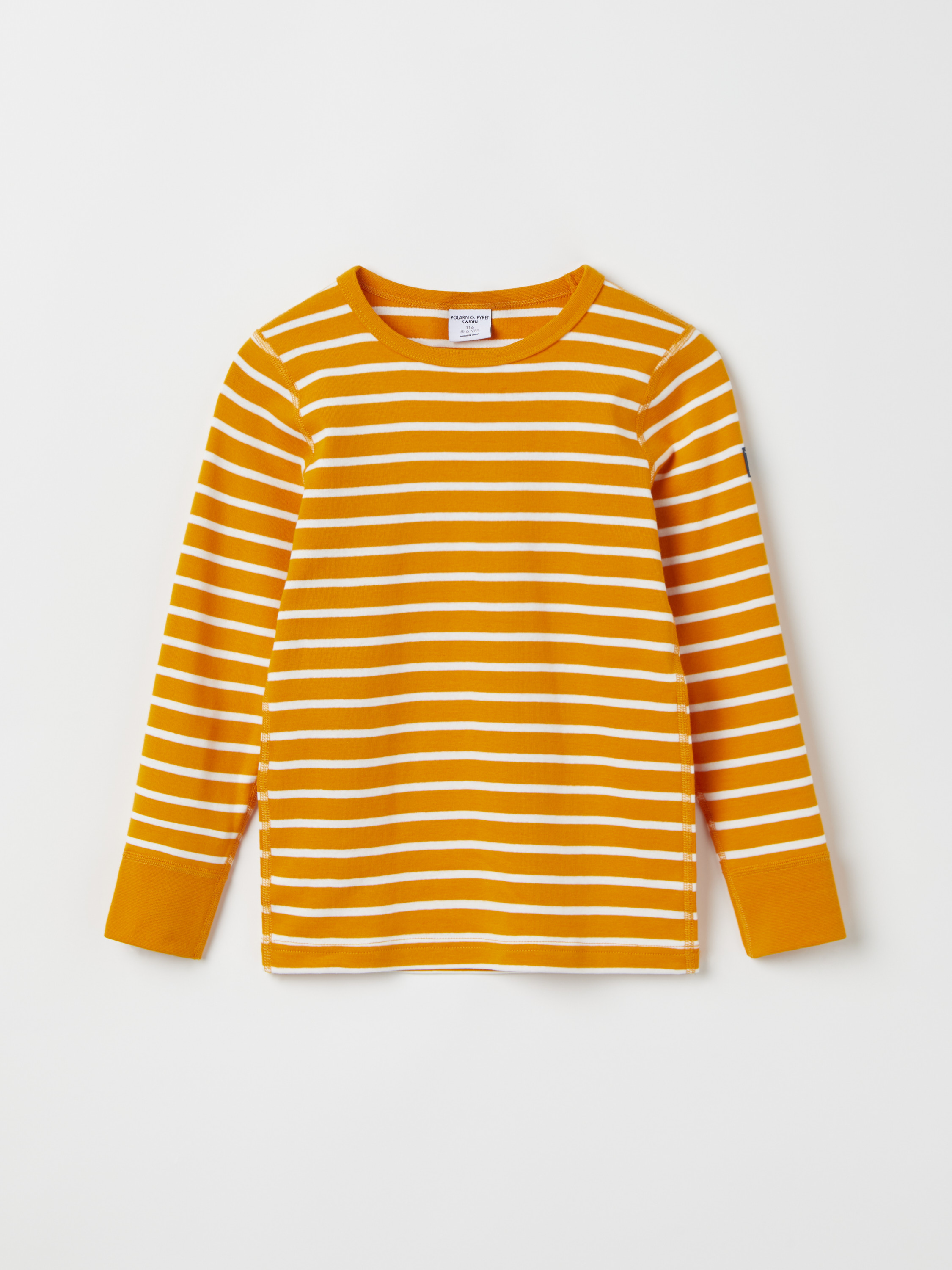 Långärmad t-shirt randig 21833