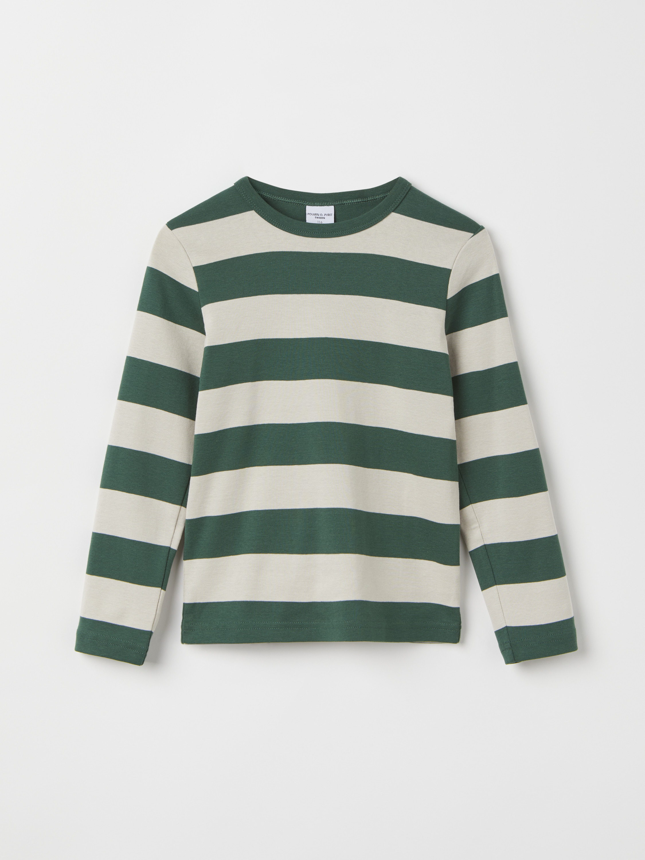 Långärmad t-shirt randig 17449