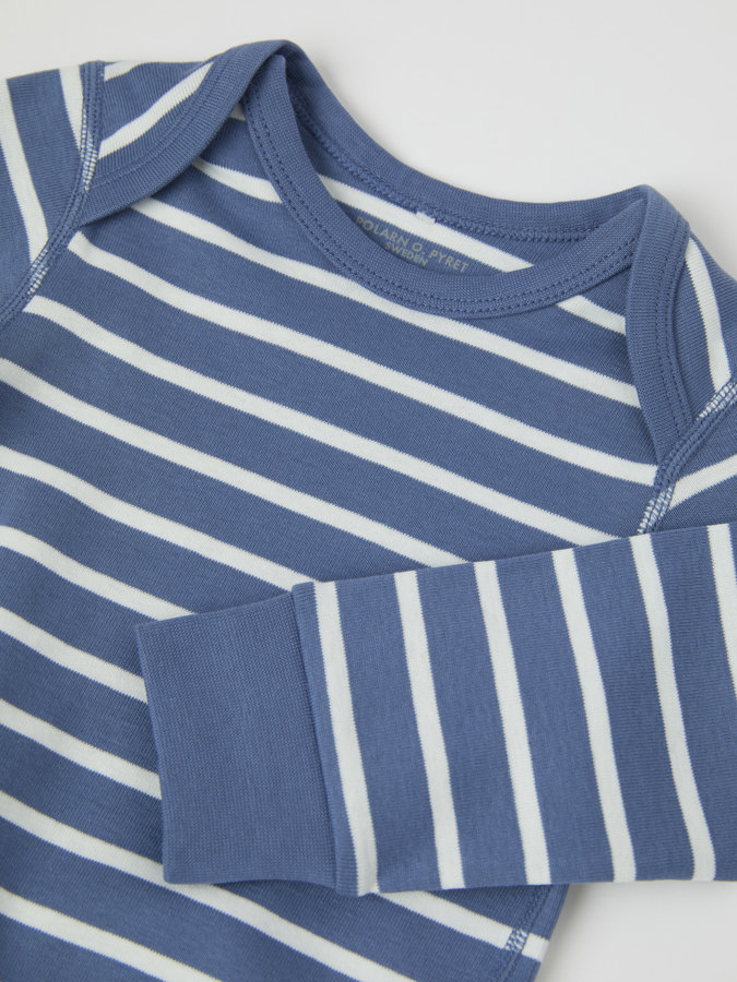 Body med omlottlagda axlar randig Body med omlottlagda axlar randig