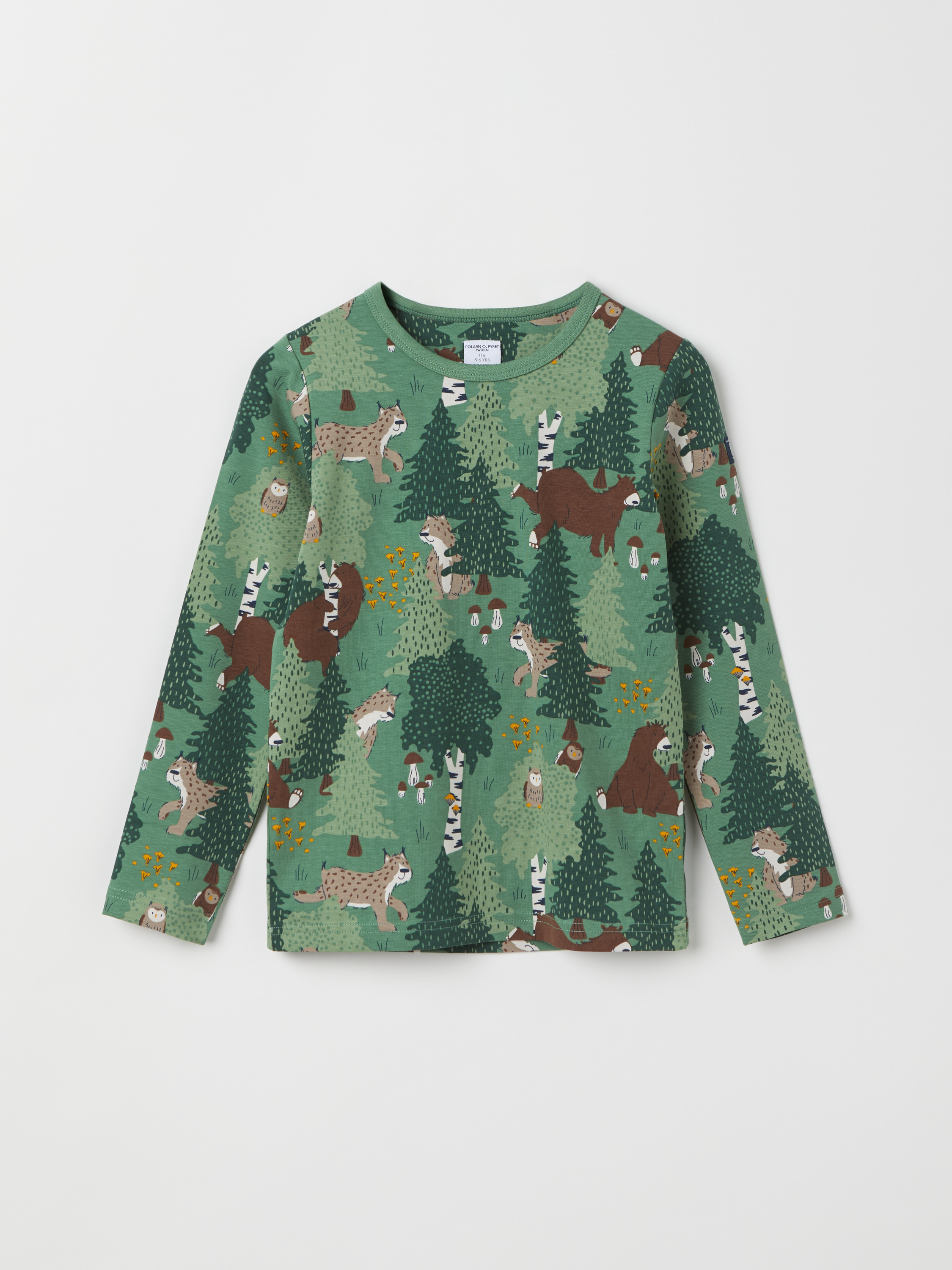 Långärmad t-shirt björnar 17514