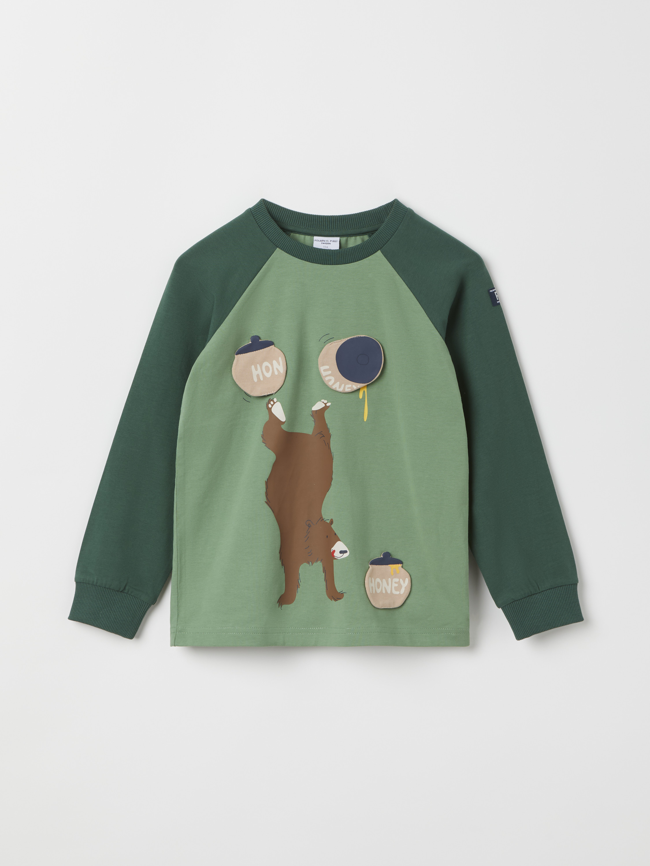 Långärmad t-shirt björn 17561