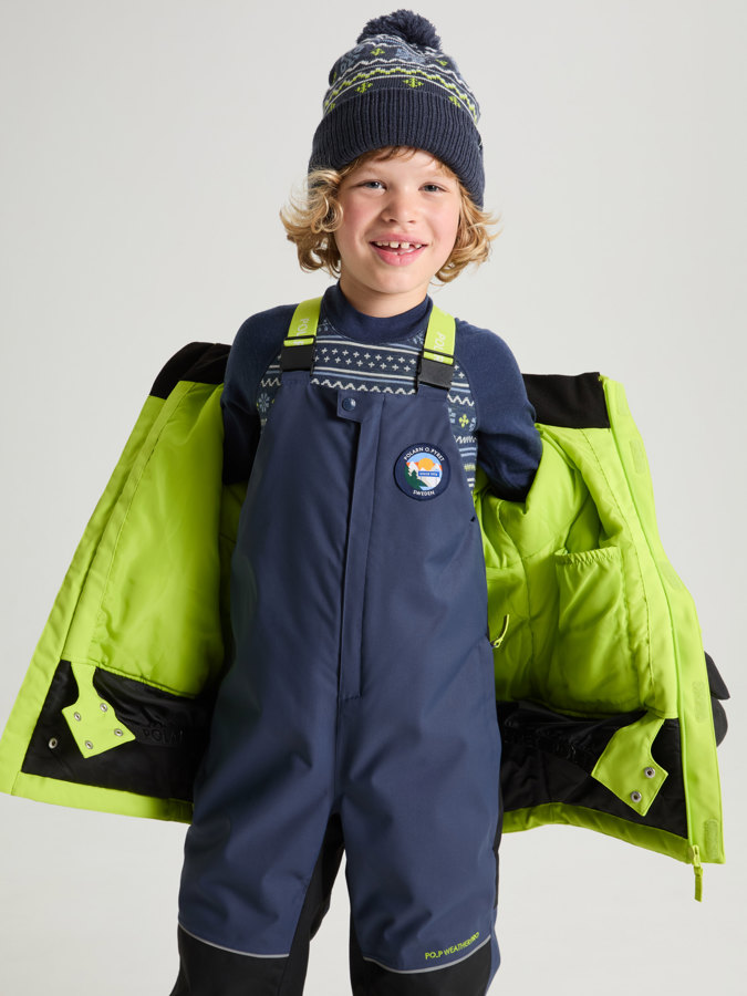 Vindtät fodrad mössa jaquard Vindtät fodrad mössa jaquard