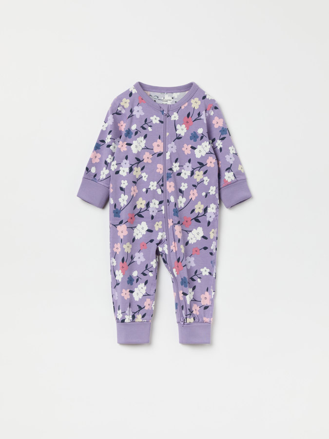 Pyjamasoverall blommor