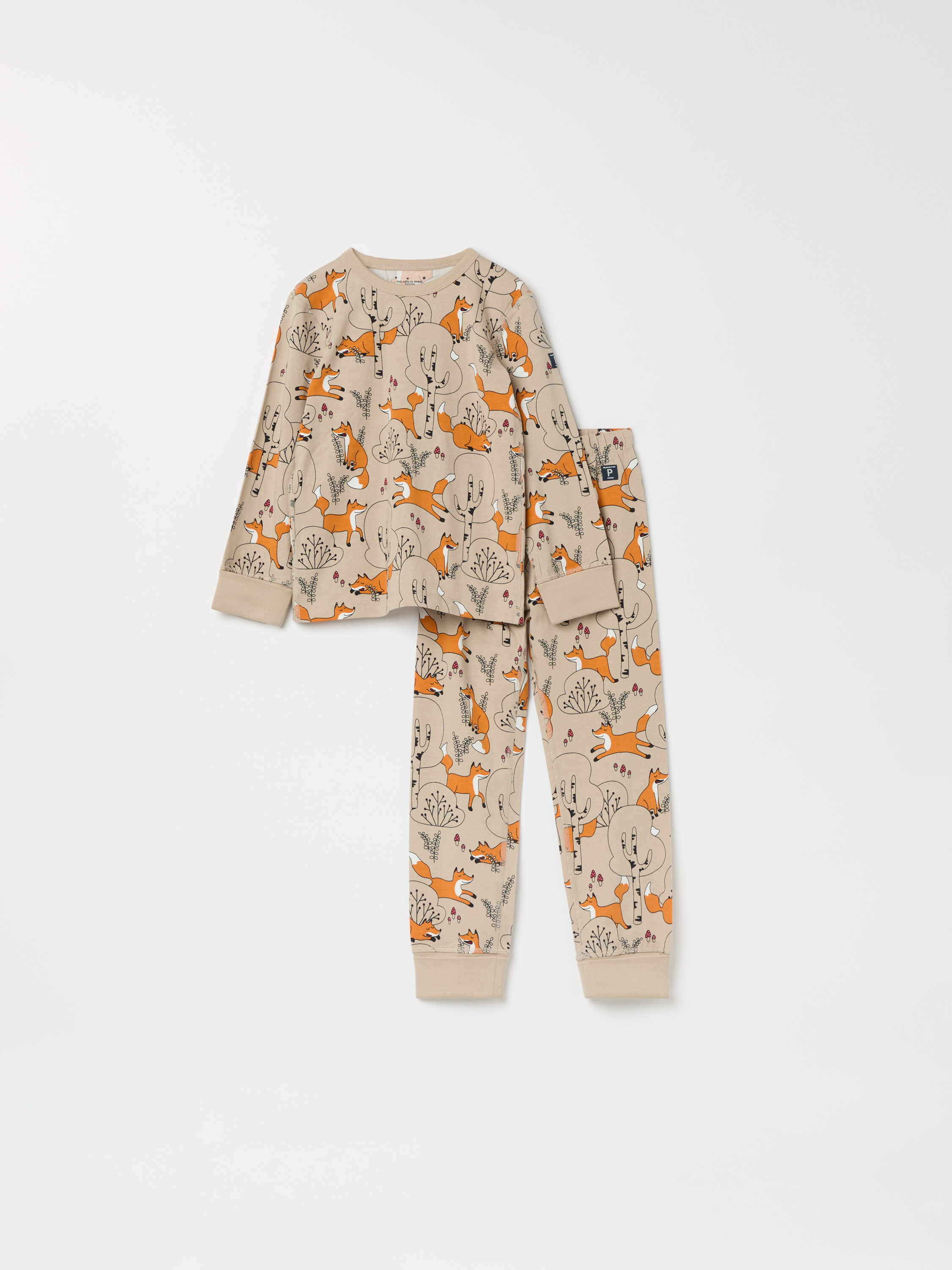Pyjamas rävar | barnklader - pyjamas-nattlinnen - pyjamas | BabyMode