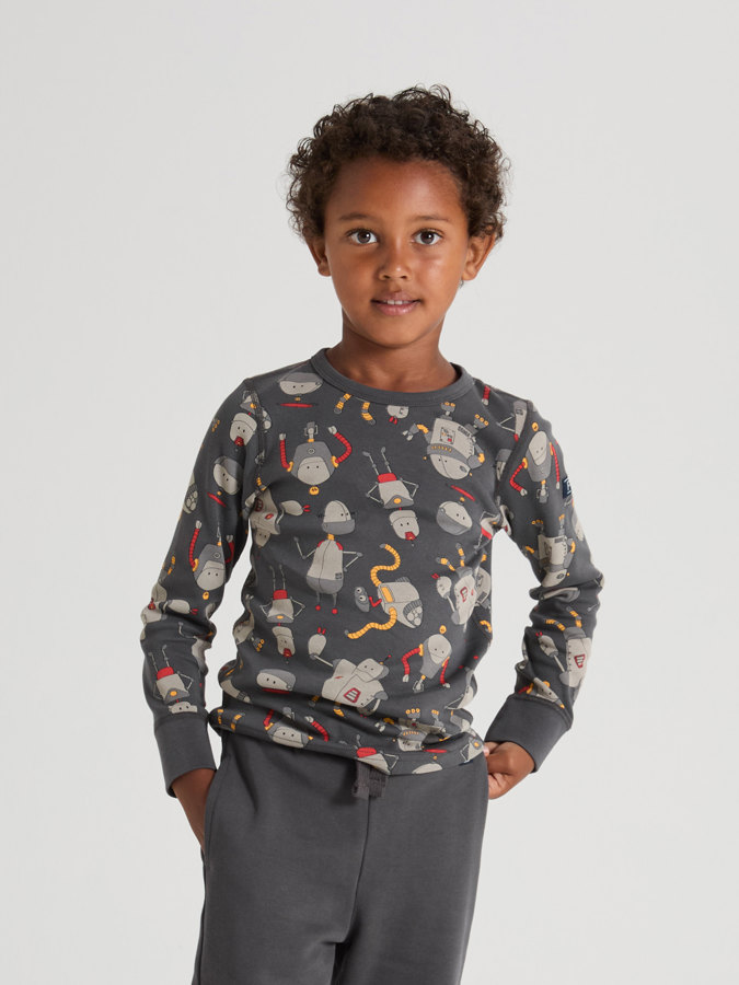 Långärmad t-shirt robotar Långärmad t-shirt robotar