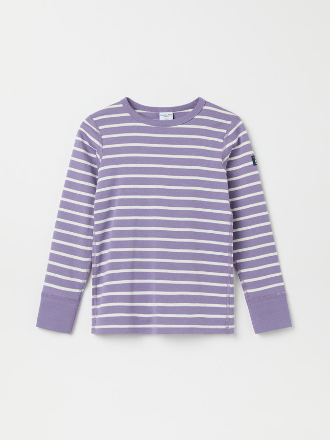Långärmad t-shirt randig