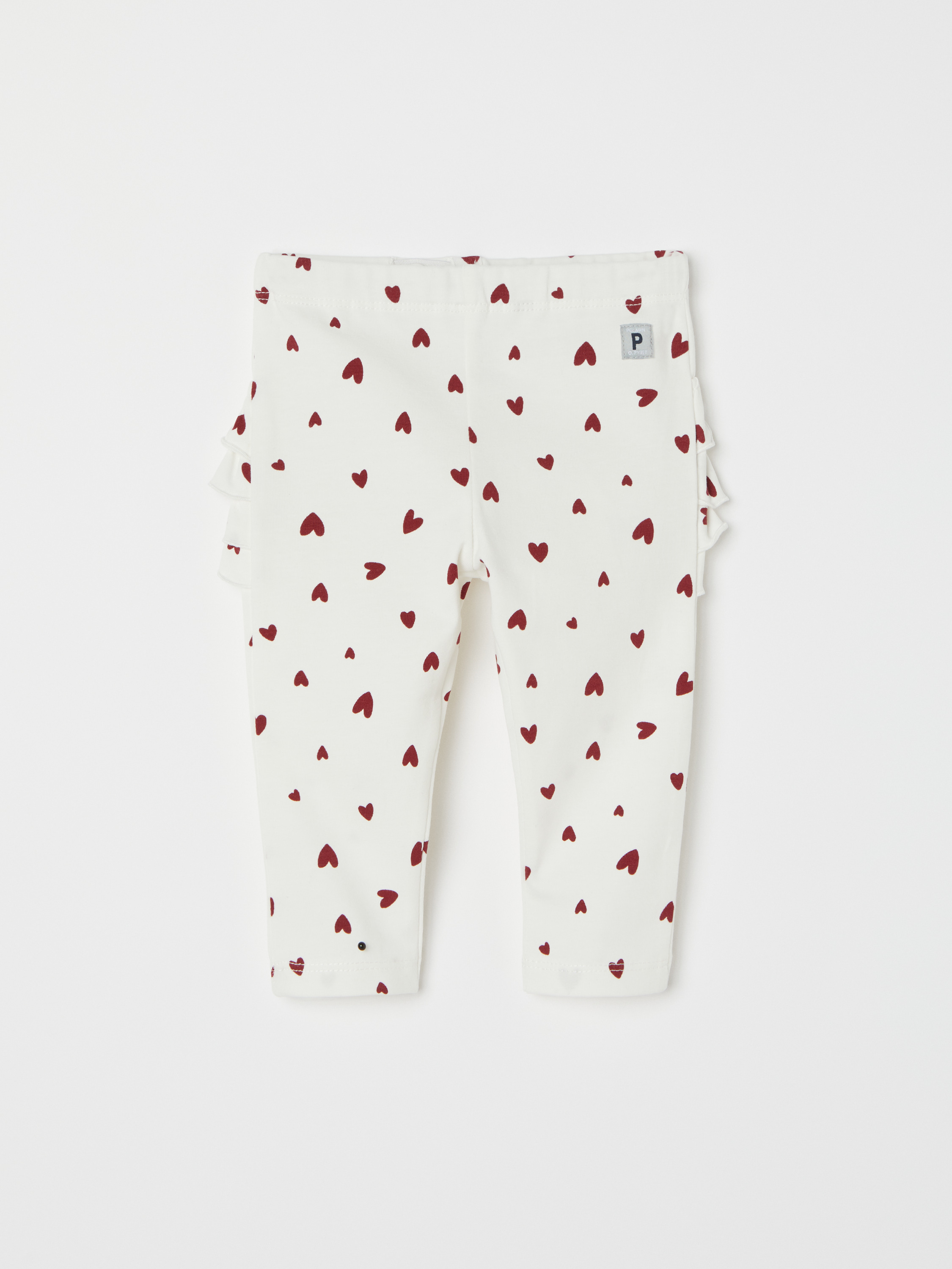 Läs mer om Leggings med volanger hjärtan