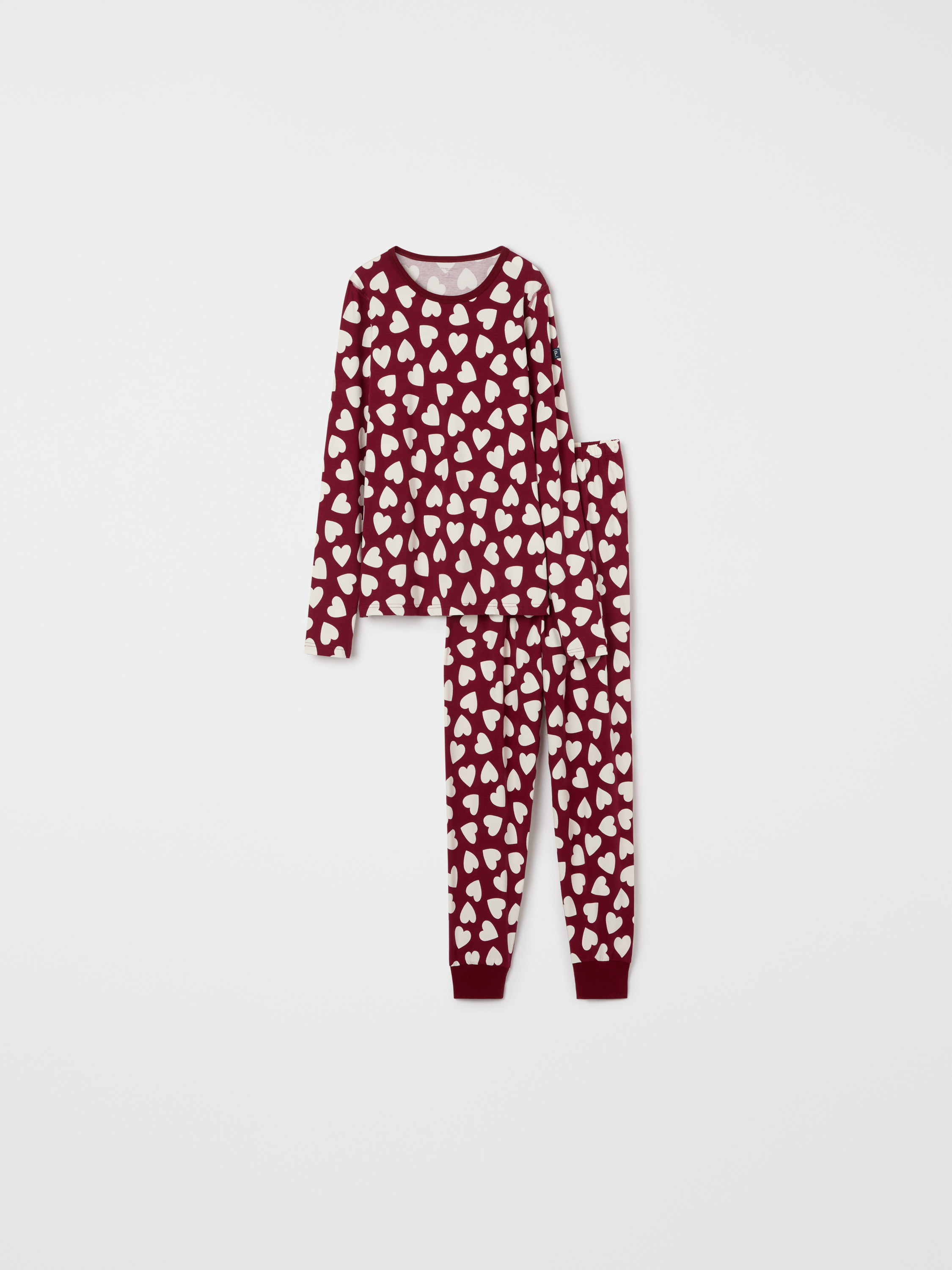 Vuxen pyjamas hjärtan 22470