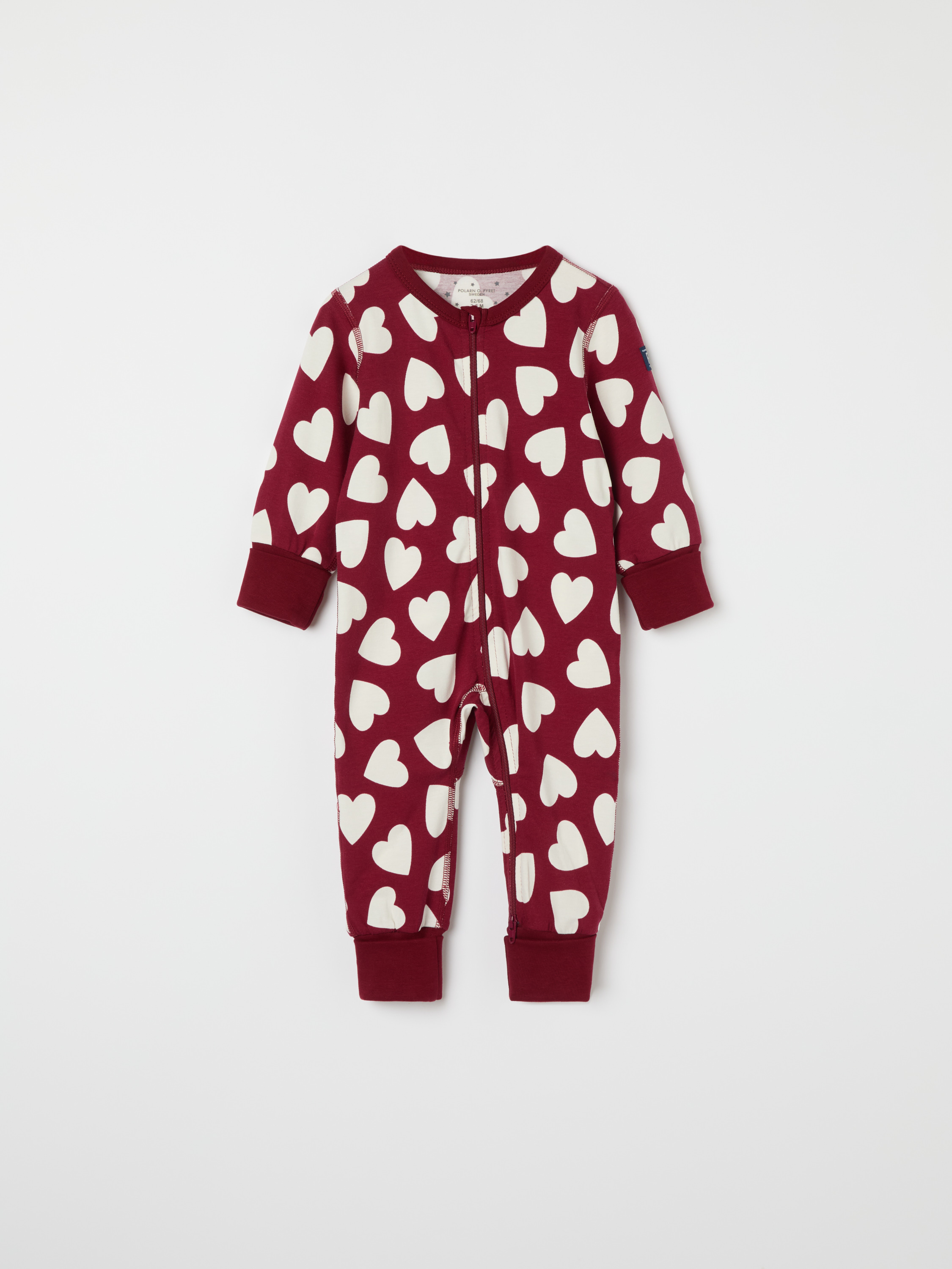 Pyjamasoverall hjärtan