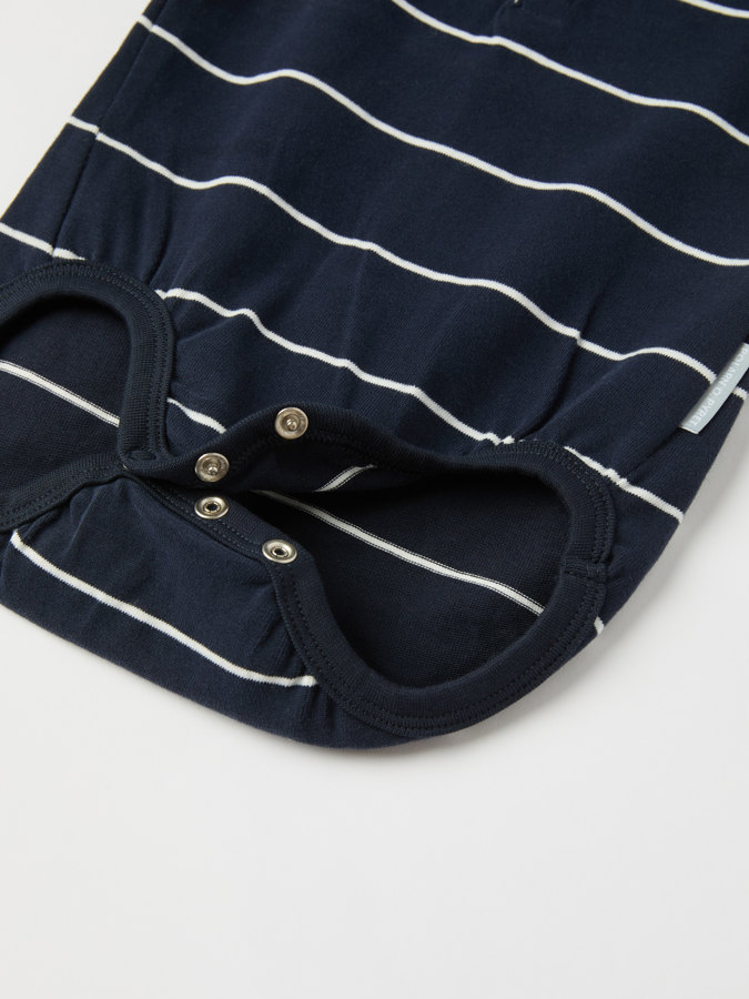 Body med krage randig Body med krage randig