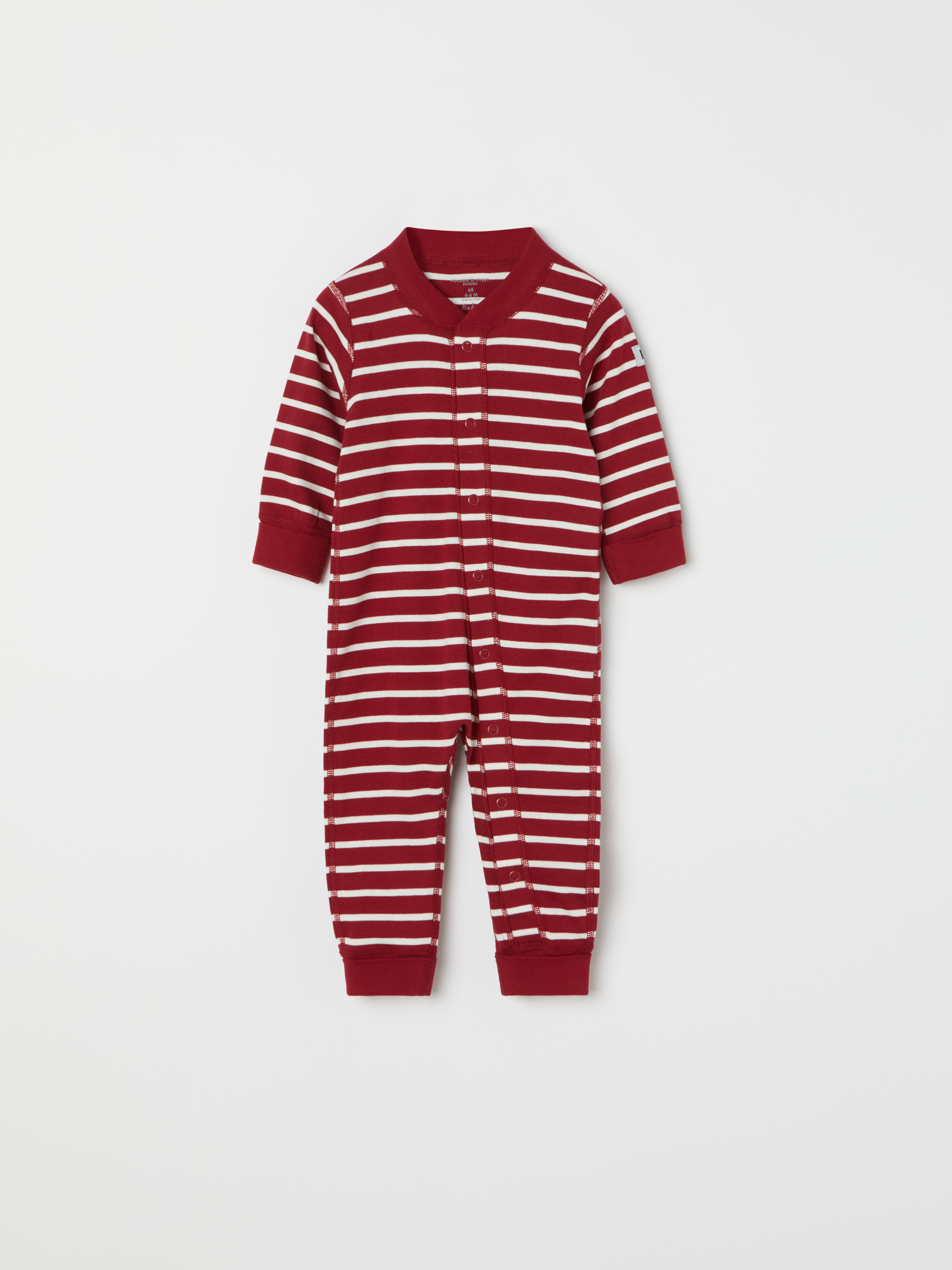 Pyjamasoverall randig 18678