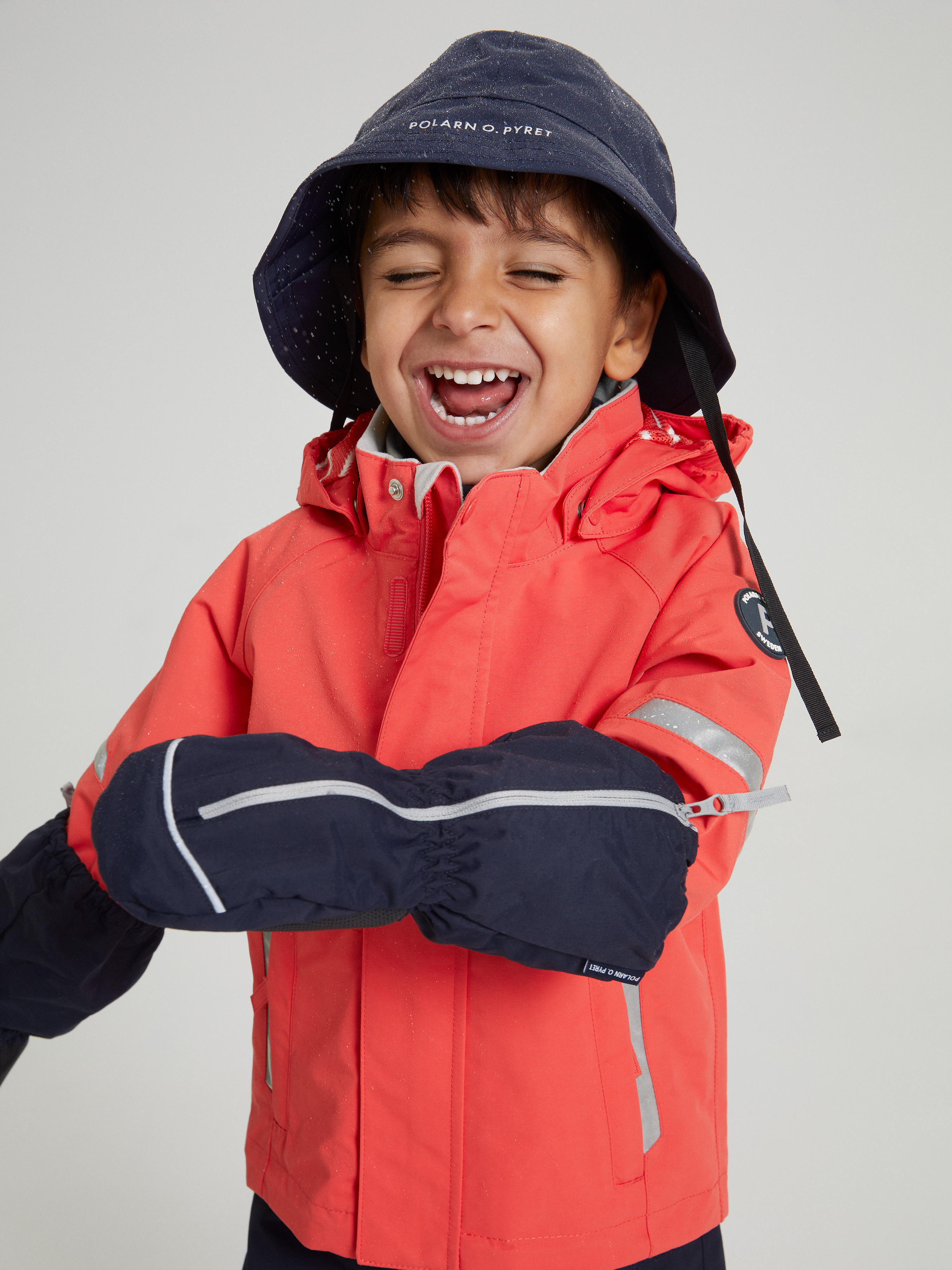 Skalvantar med dragkedja | barnklader - accessoarer - vantar | BabyMode