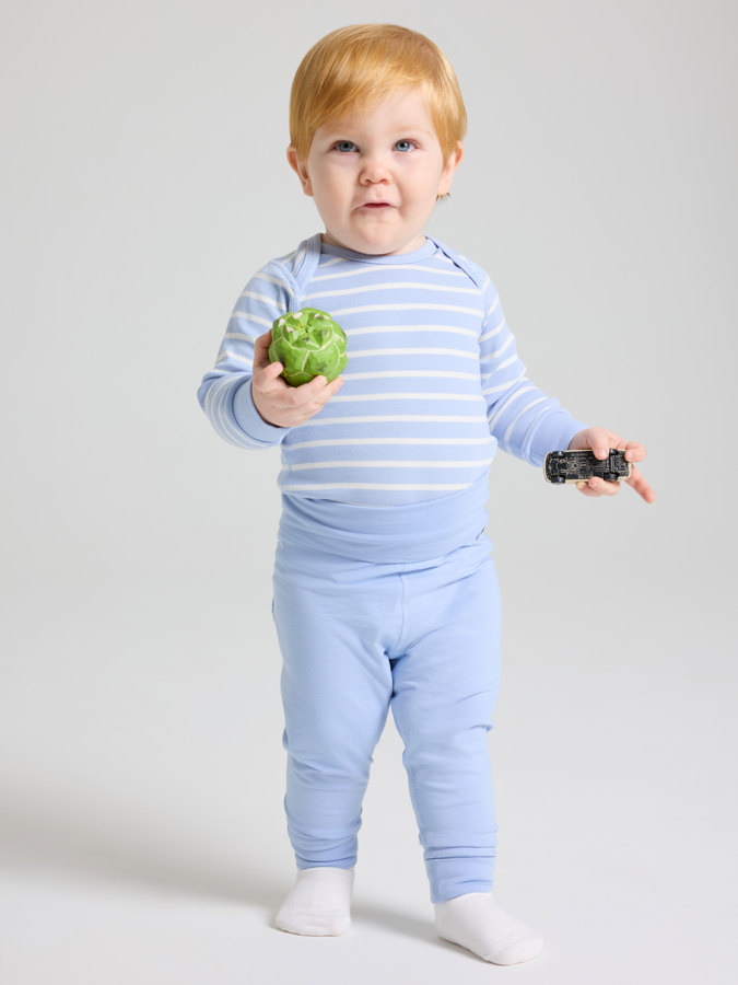 Body med omlottlagda axlar randig Body med omlottlagda axlar randig