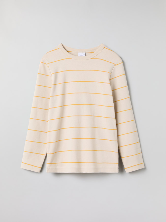 Långärmad t-shirt randig