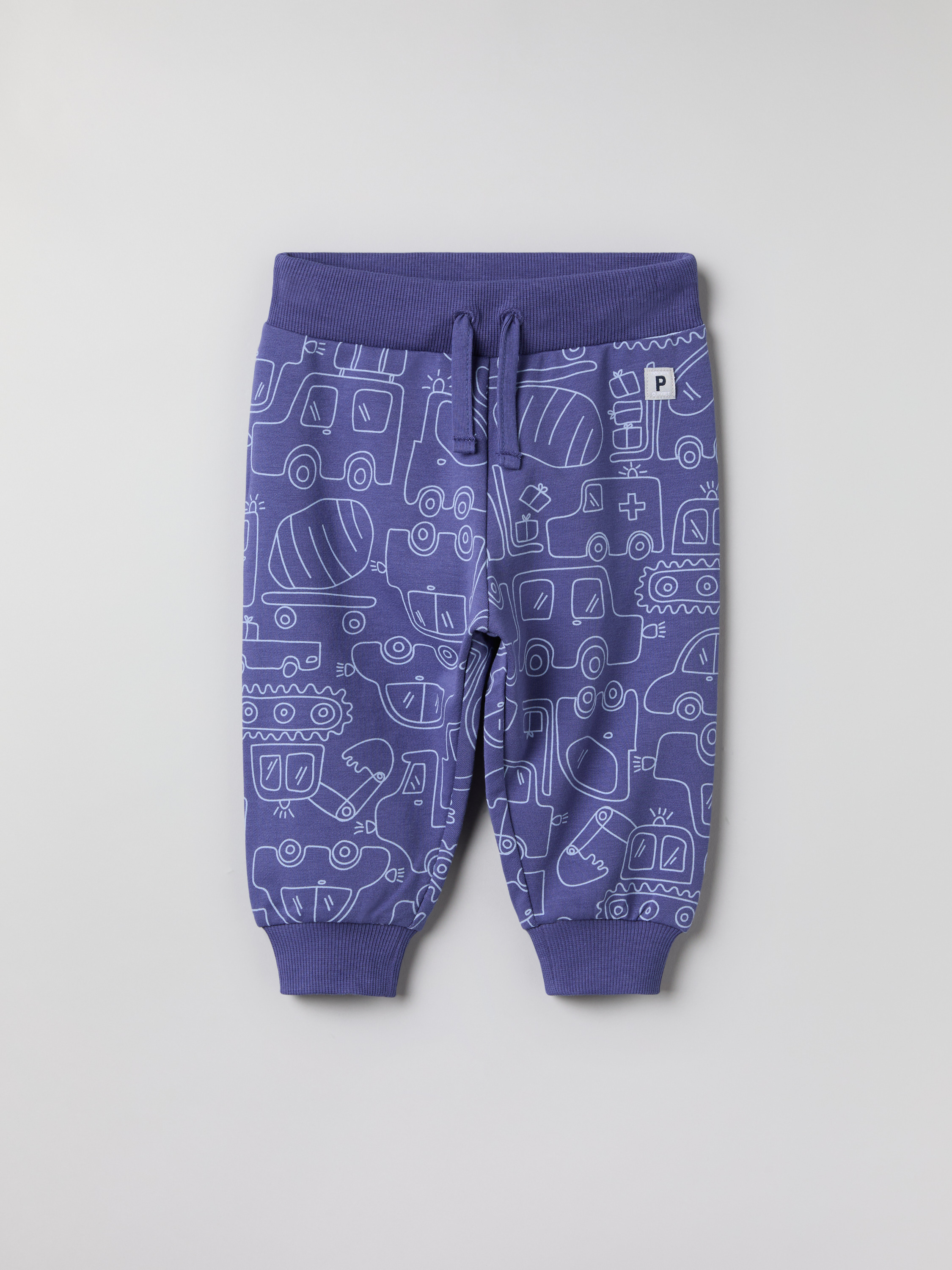 Mjukisbyxa med borstad insida bilar