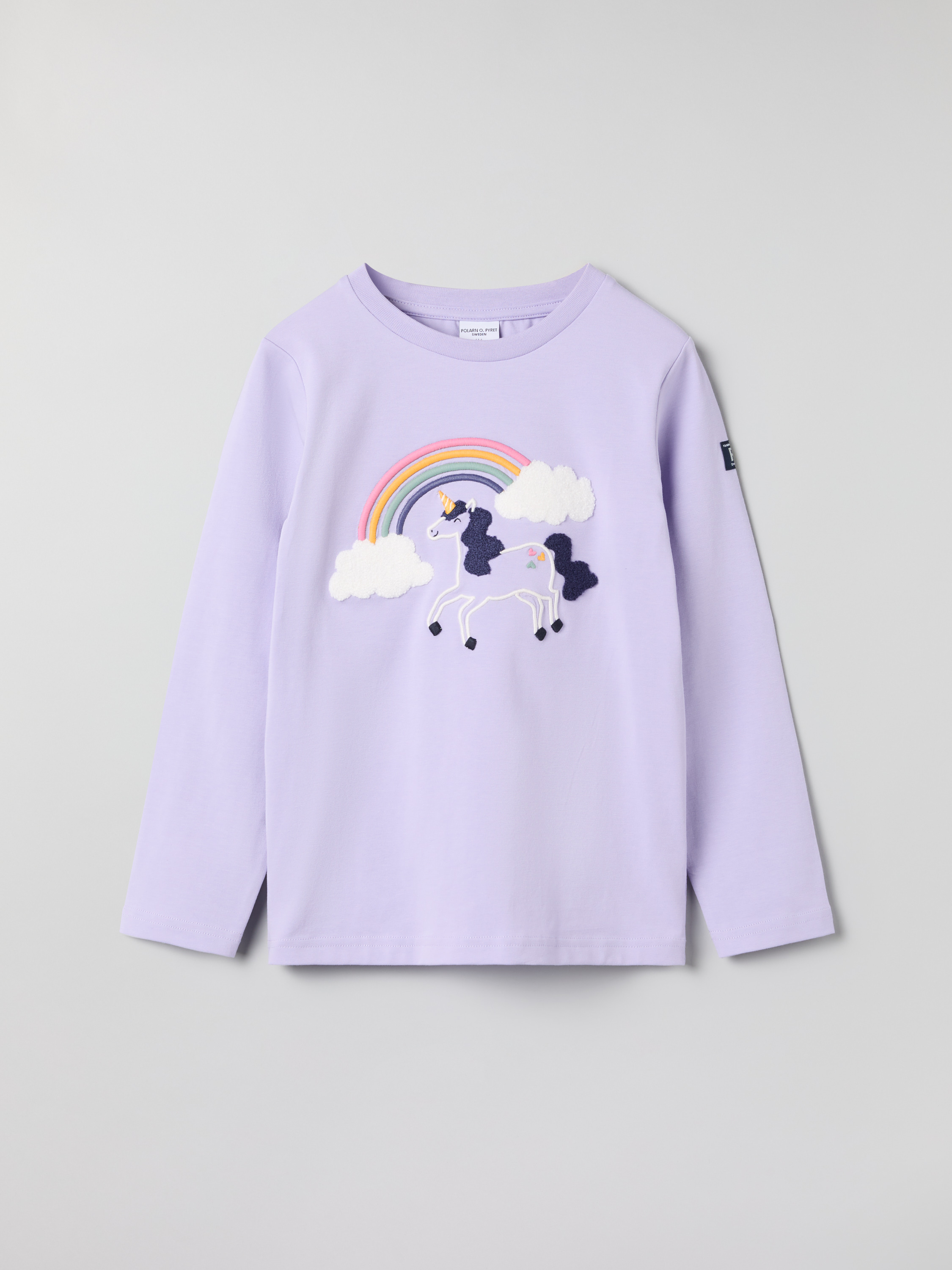 Läs mer om Långärmad t-shirt enhörning